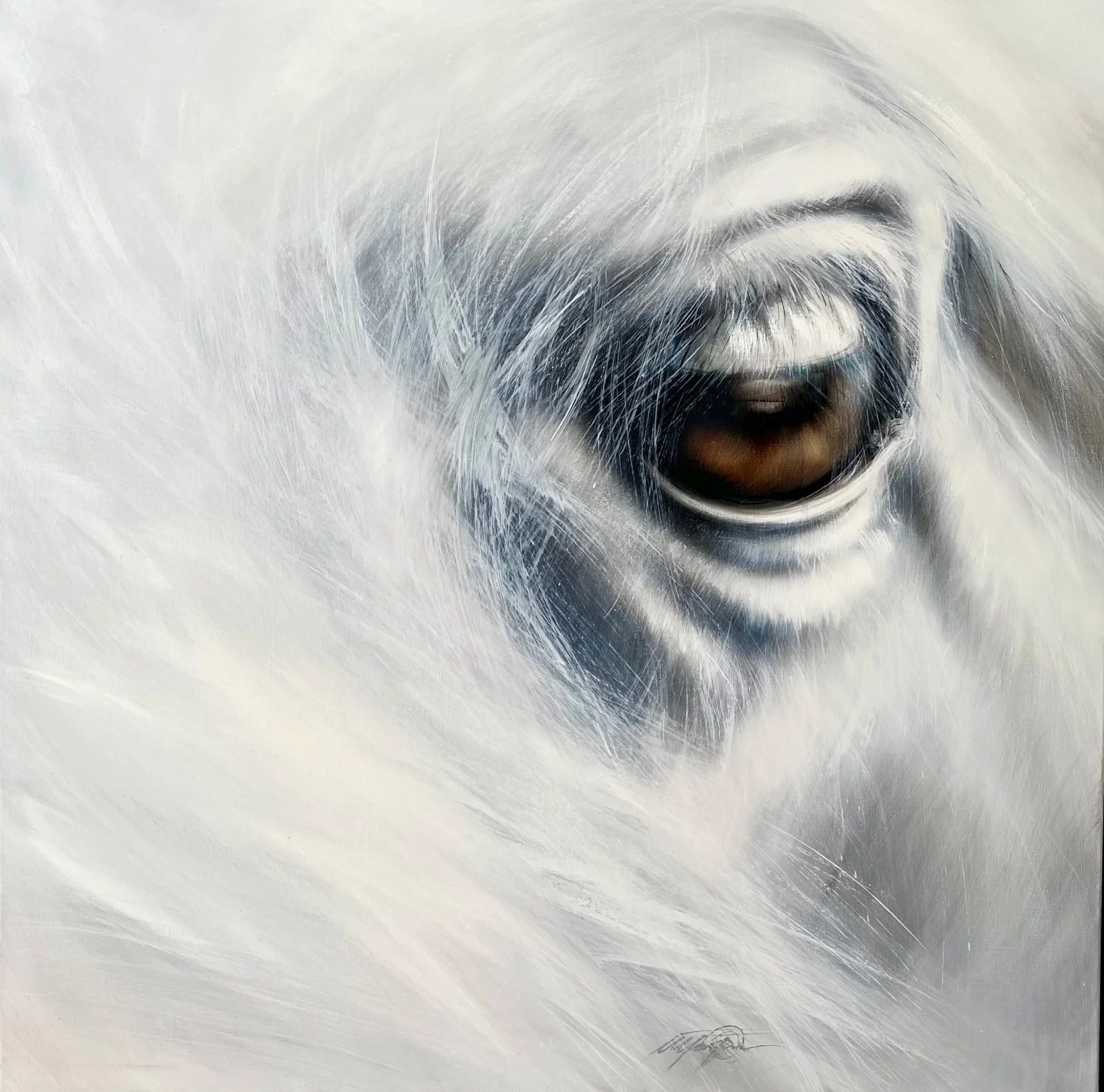 GLYMUR / oil on canvas / 95x95 cm.