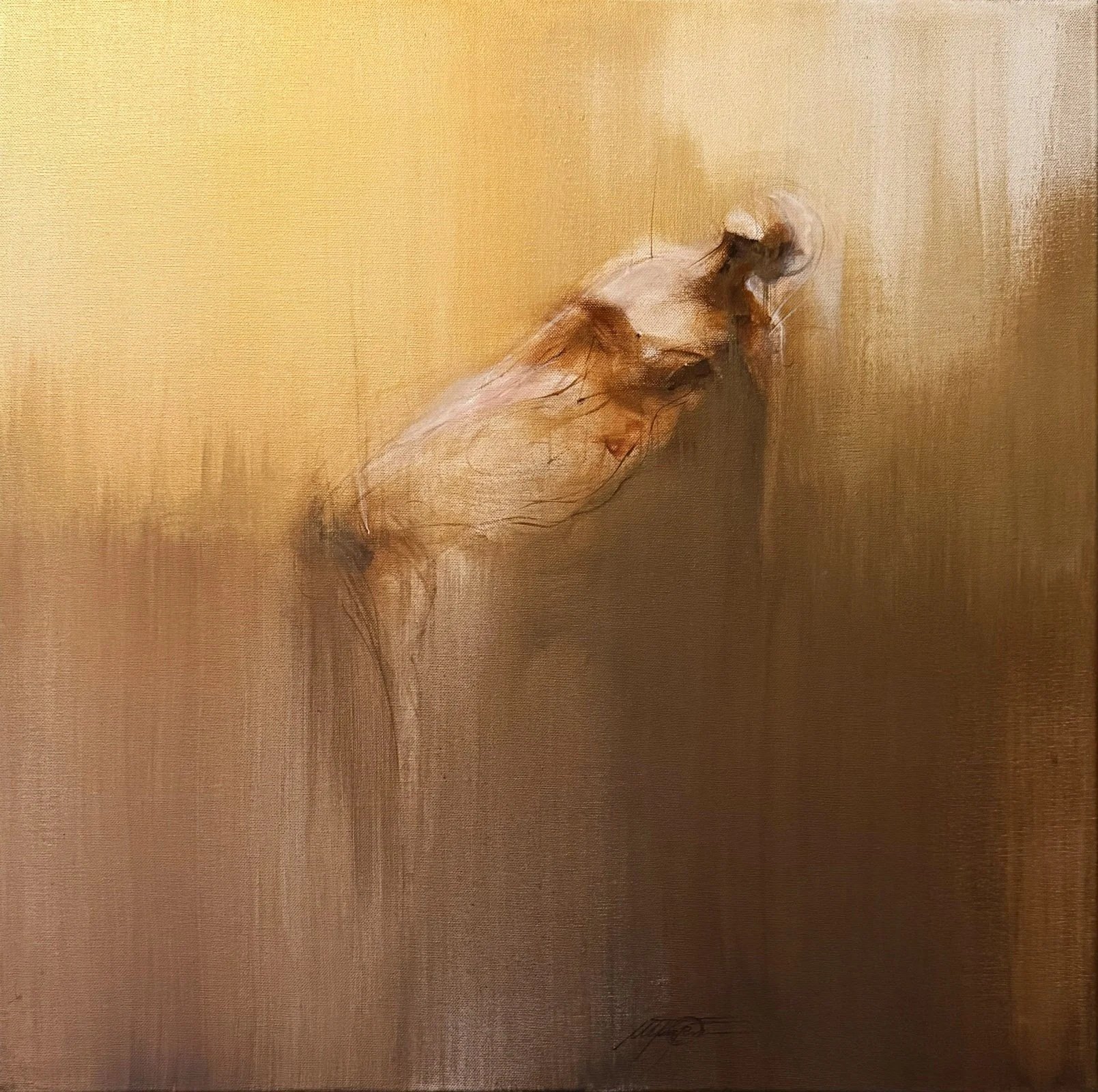 Sátt - 60x60 cm. akrýl á striga
