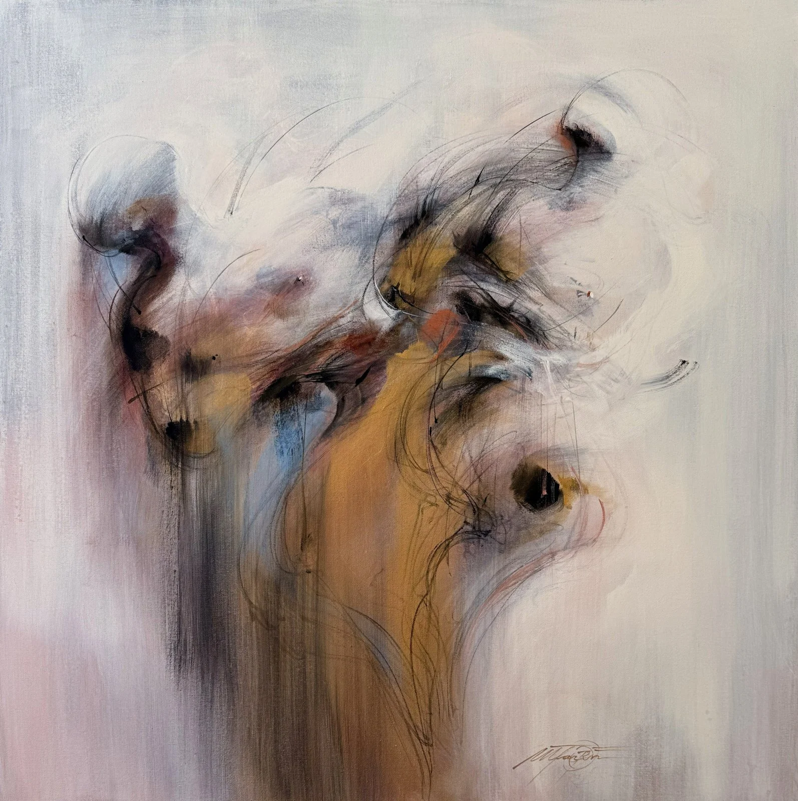 Léttstíg eins og ljósið 80x80 cm. 