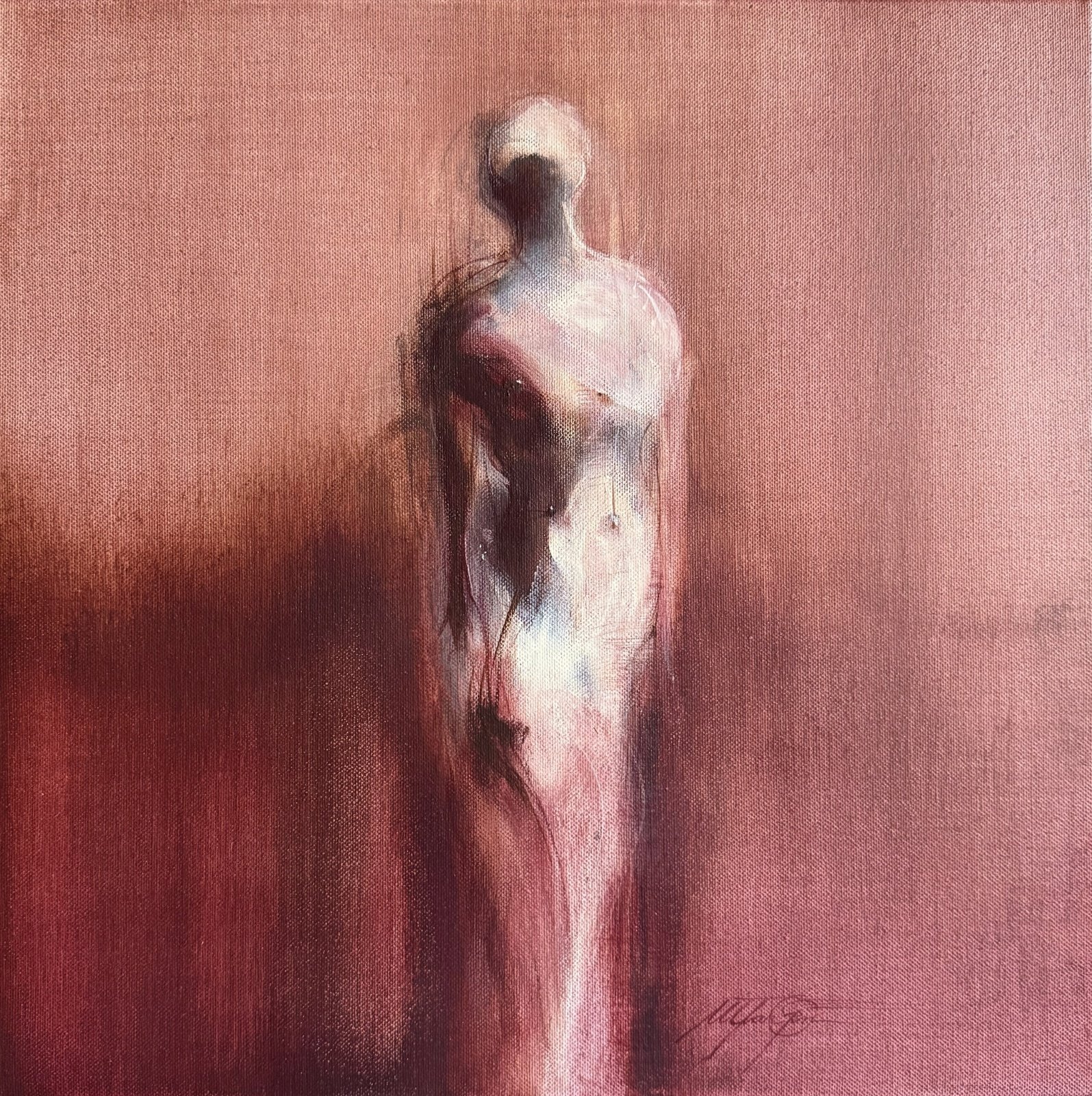 Úr höfuðátt 40x40 cm.