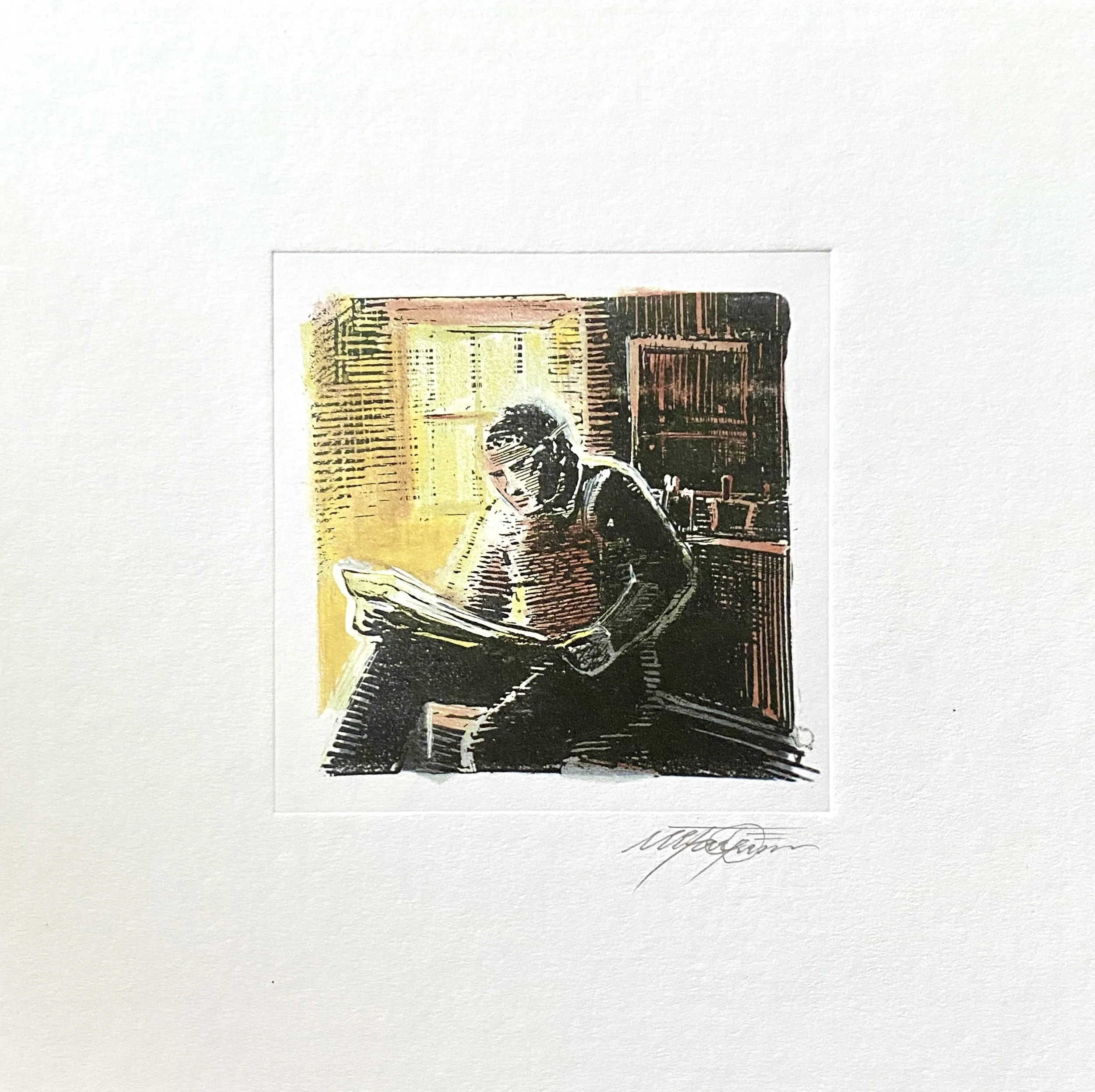 The builders - small artwork