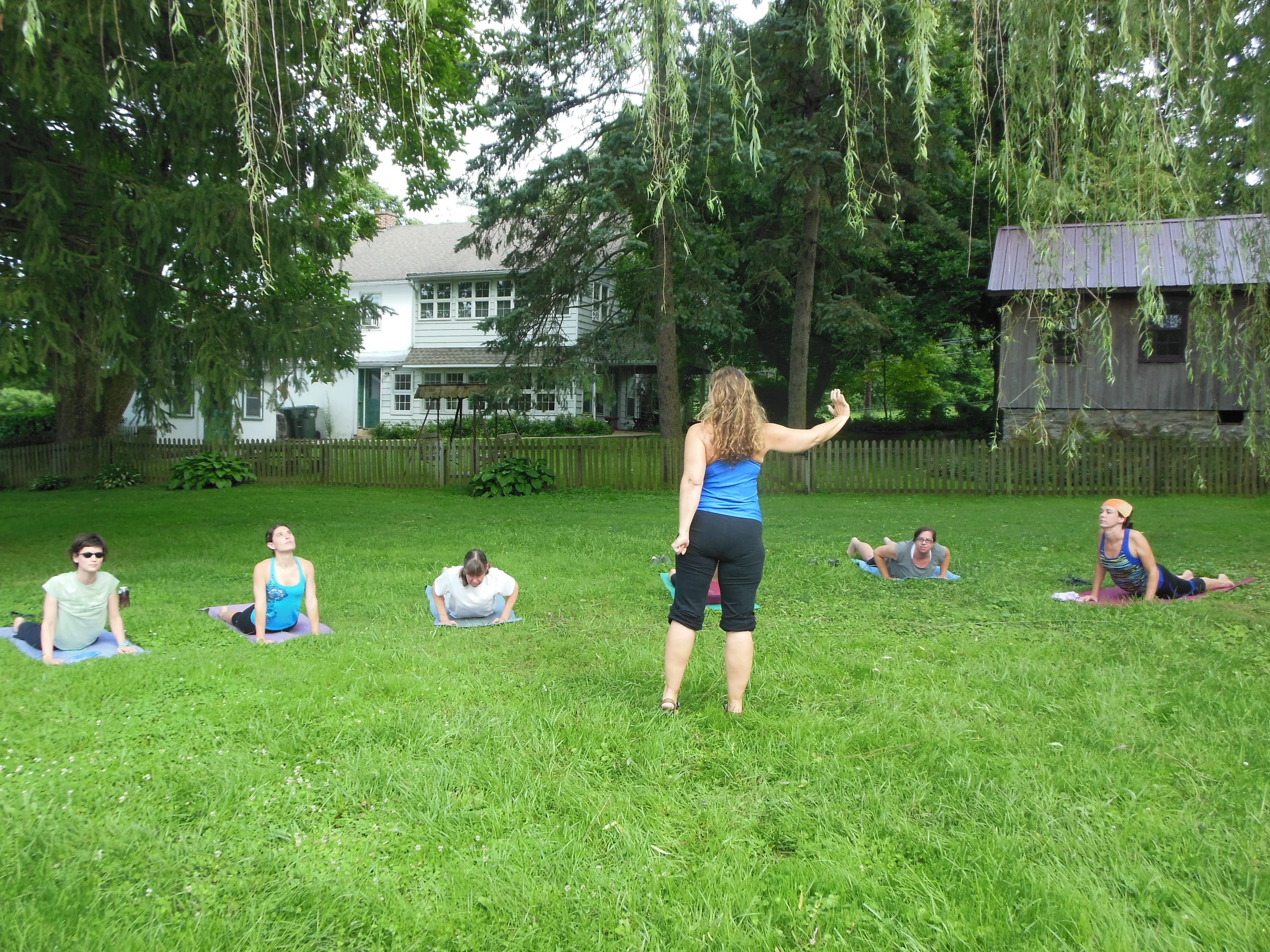 Yoga in the Fields