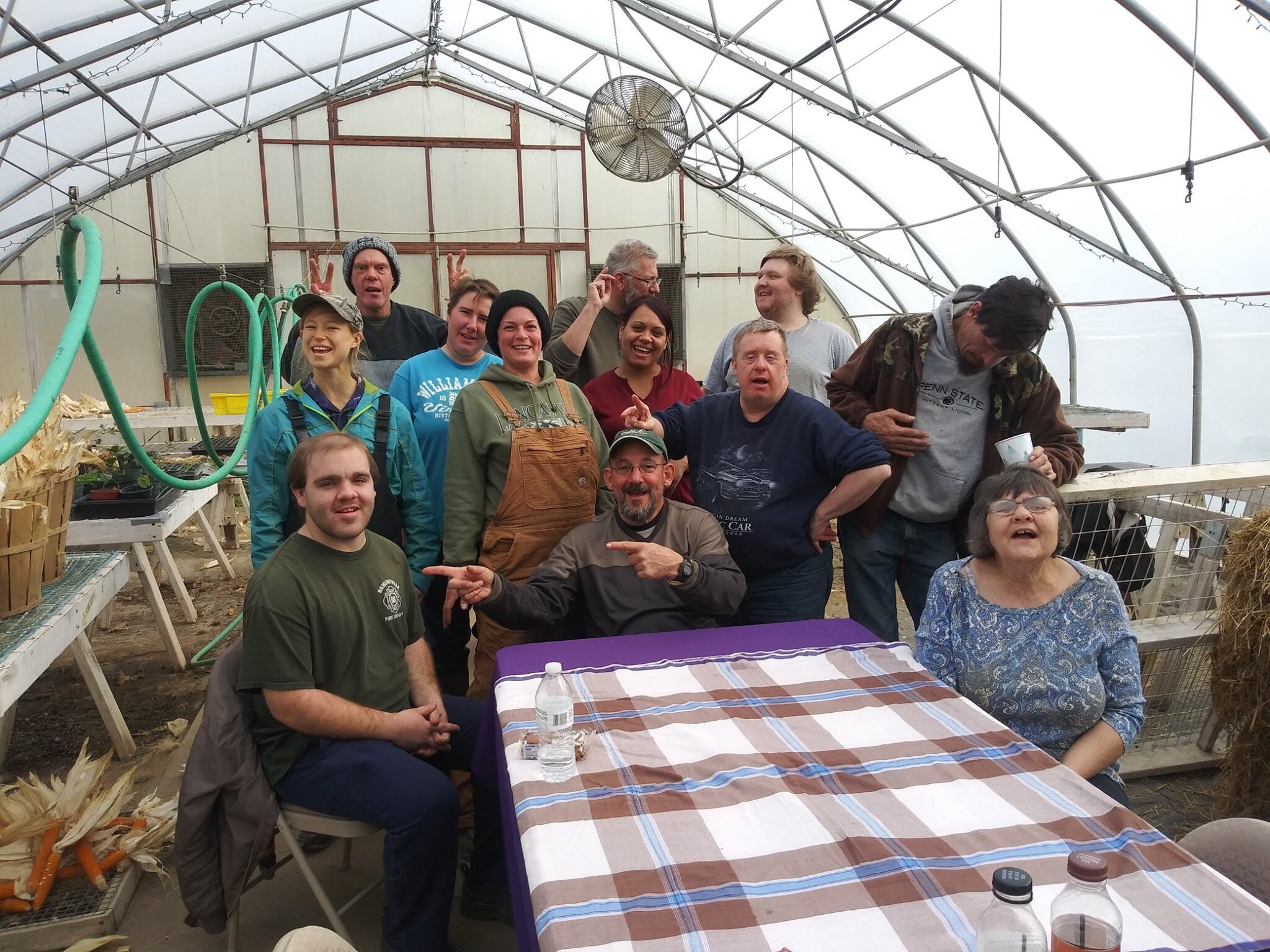  An amazing team from Occupational Development Center was here each week planting seeds, washing produce, getting storage crops ready for shareholders, and so much more. 