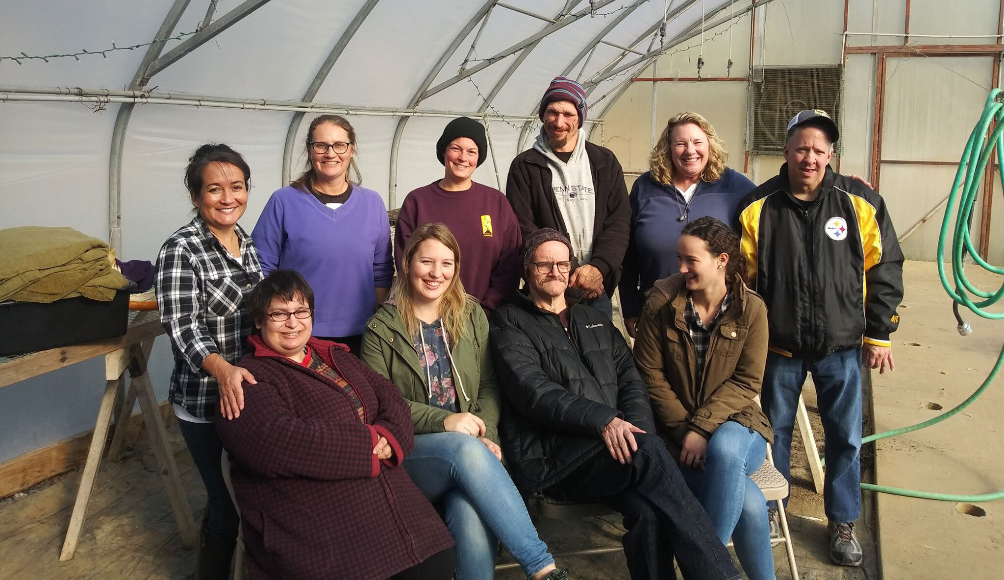  Friendship Community's Meaningful Day Academy was at the Farm each Friday, making the veggie washing fun, setting up the distribution area, and getting things done in the greenhouses.  