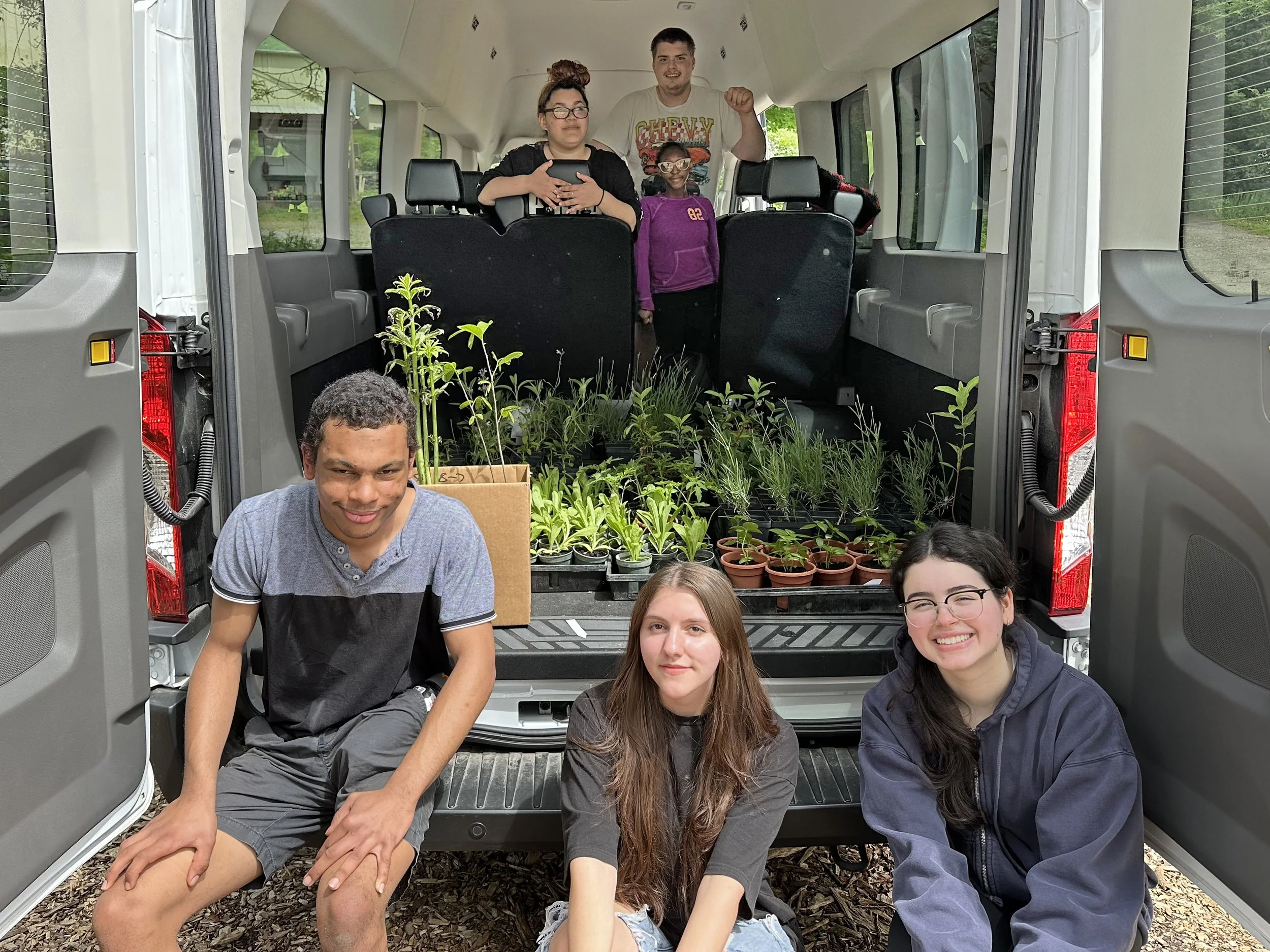  Our job-training program gives valuable real-world experience in all areas of care farming to local high school students who have disabilities, opening doors to future careers in agriculture. 