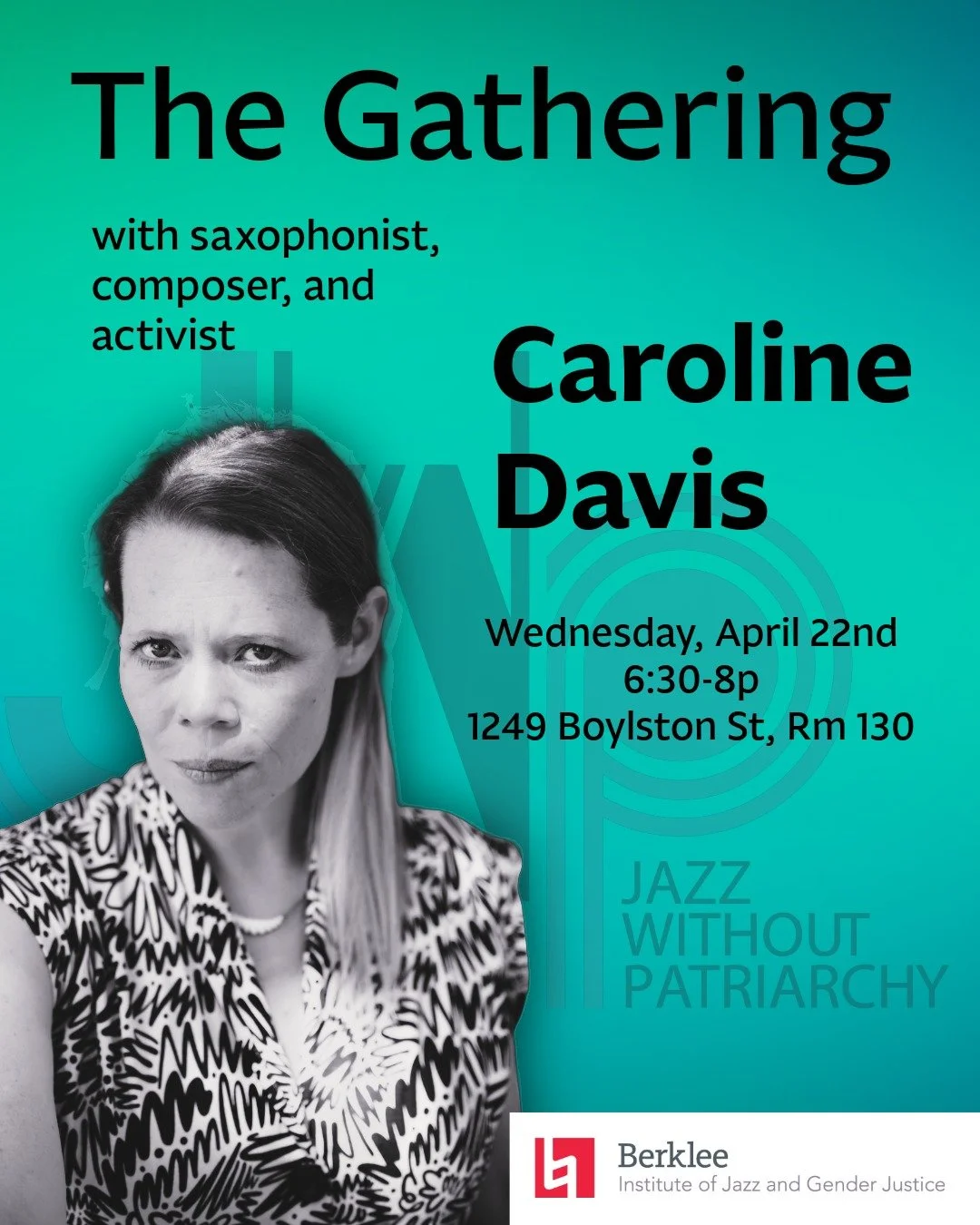 Caroline Davis Solo Tour (part II): Berklee School of Music (Boston MA)