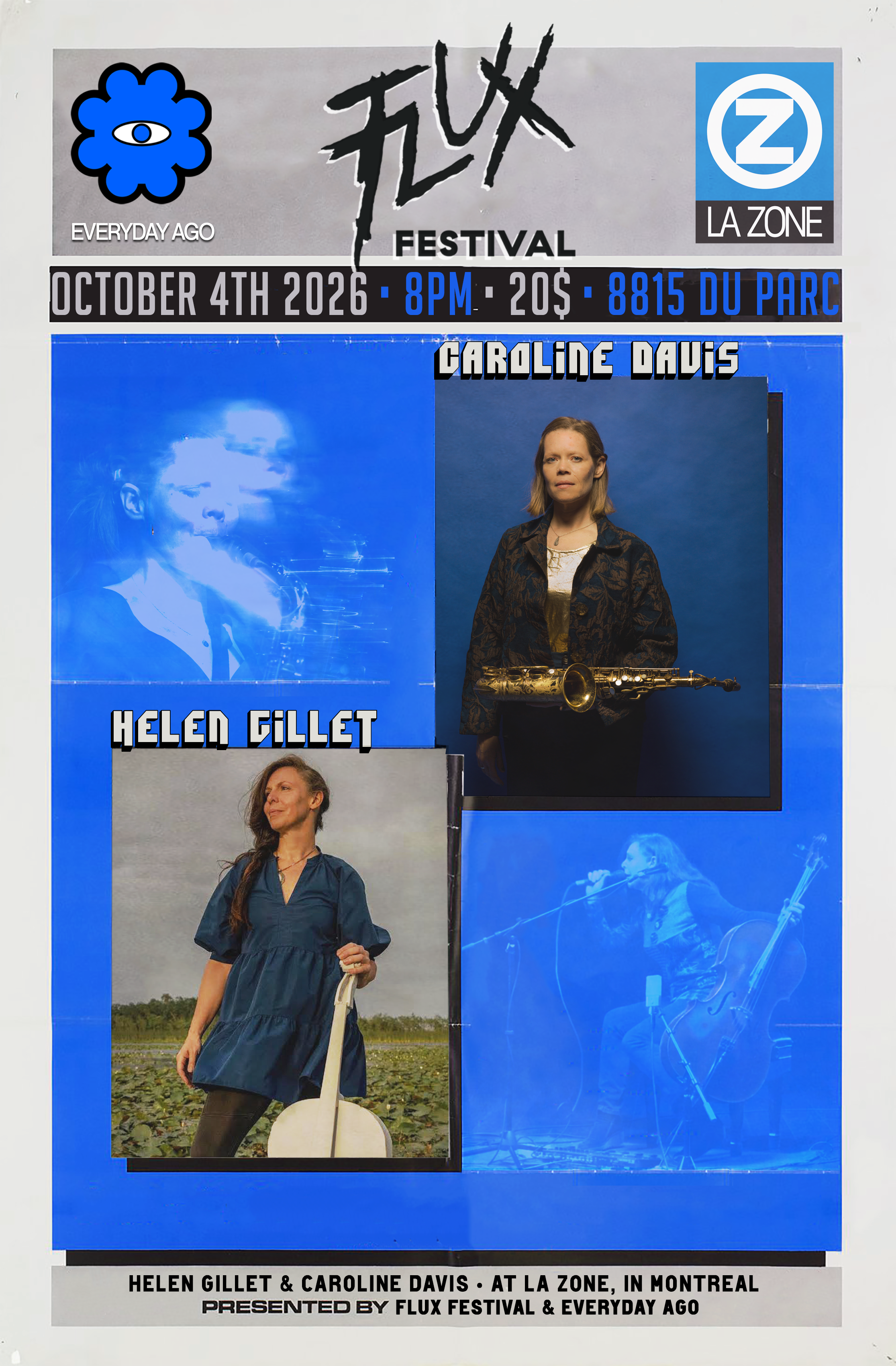 October Solo Tour - Flux Festival - Montreal Canada