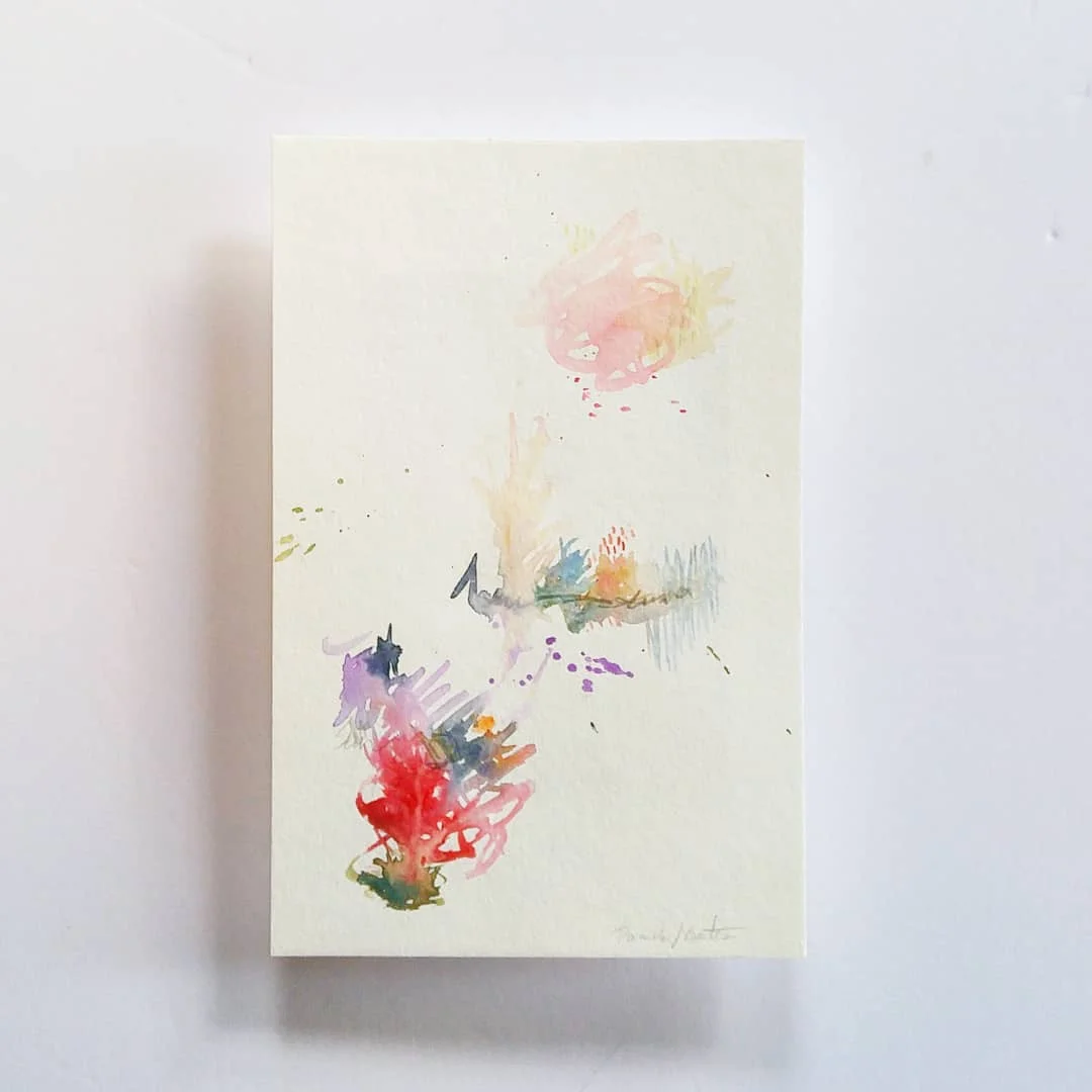 Long Overdue Song To Myself: Abstract Watercolor Painting