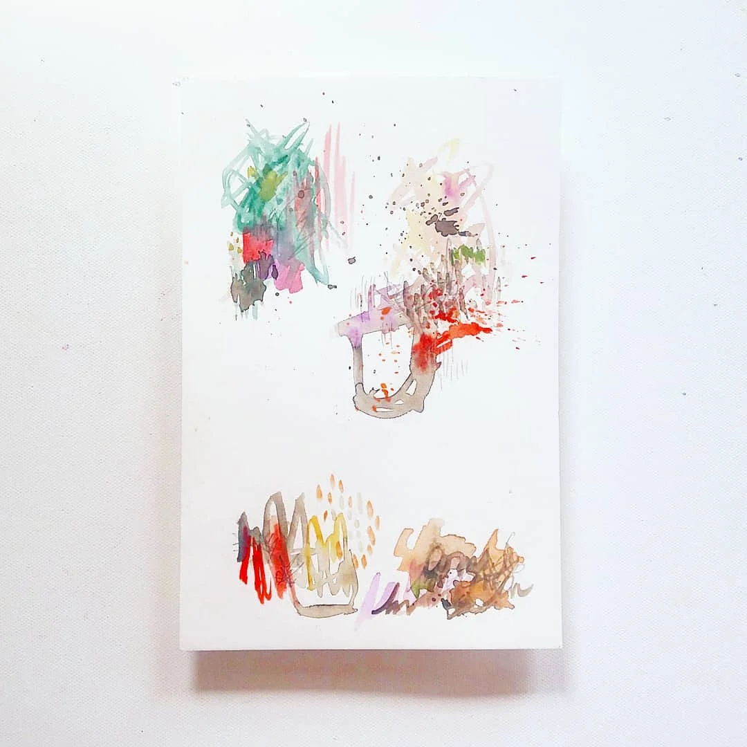 Fill Your Cup And Then Some: Abstract Watercolor Painting