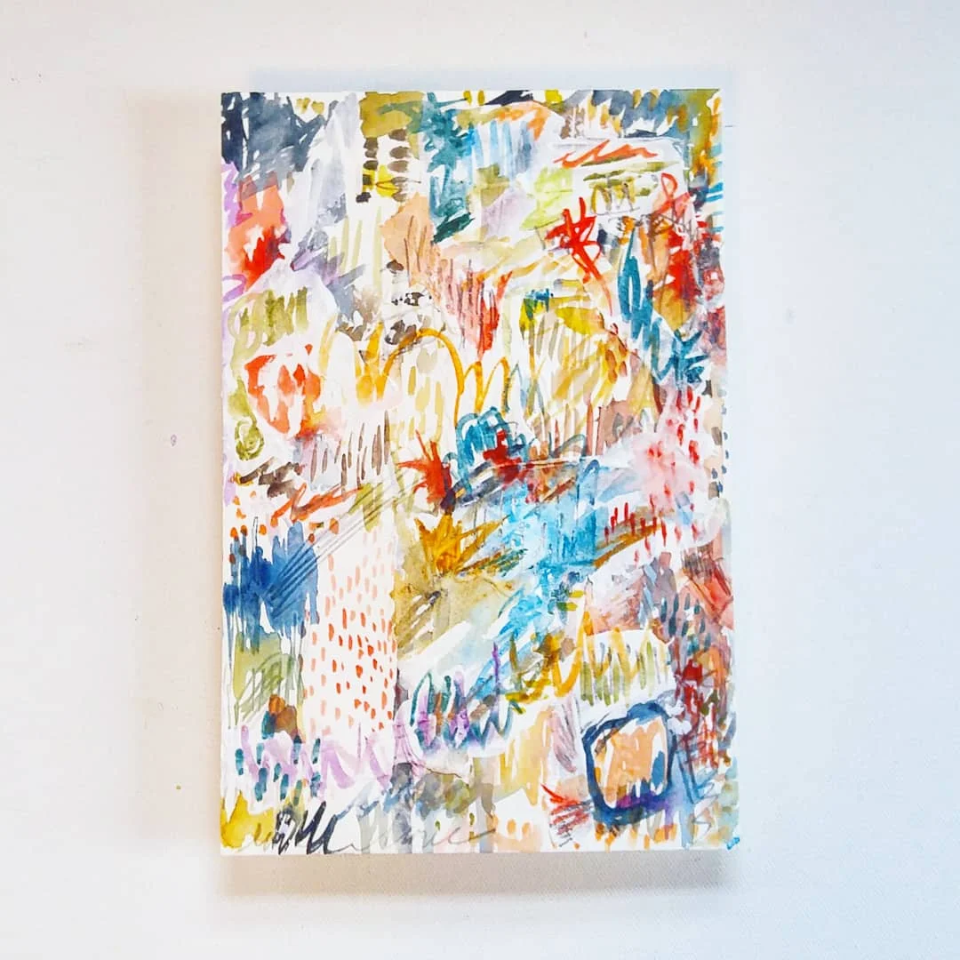 Just Keep Going: Abstract Watercolor Painting 