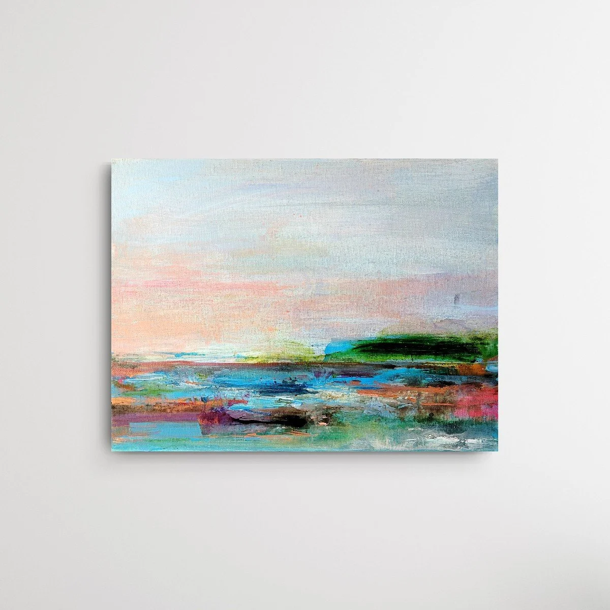Singles Going Steady:
'Landmark Decision'
Colorful Abstract Painting on Stretched Canvas