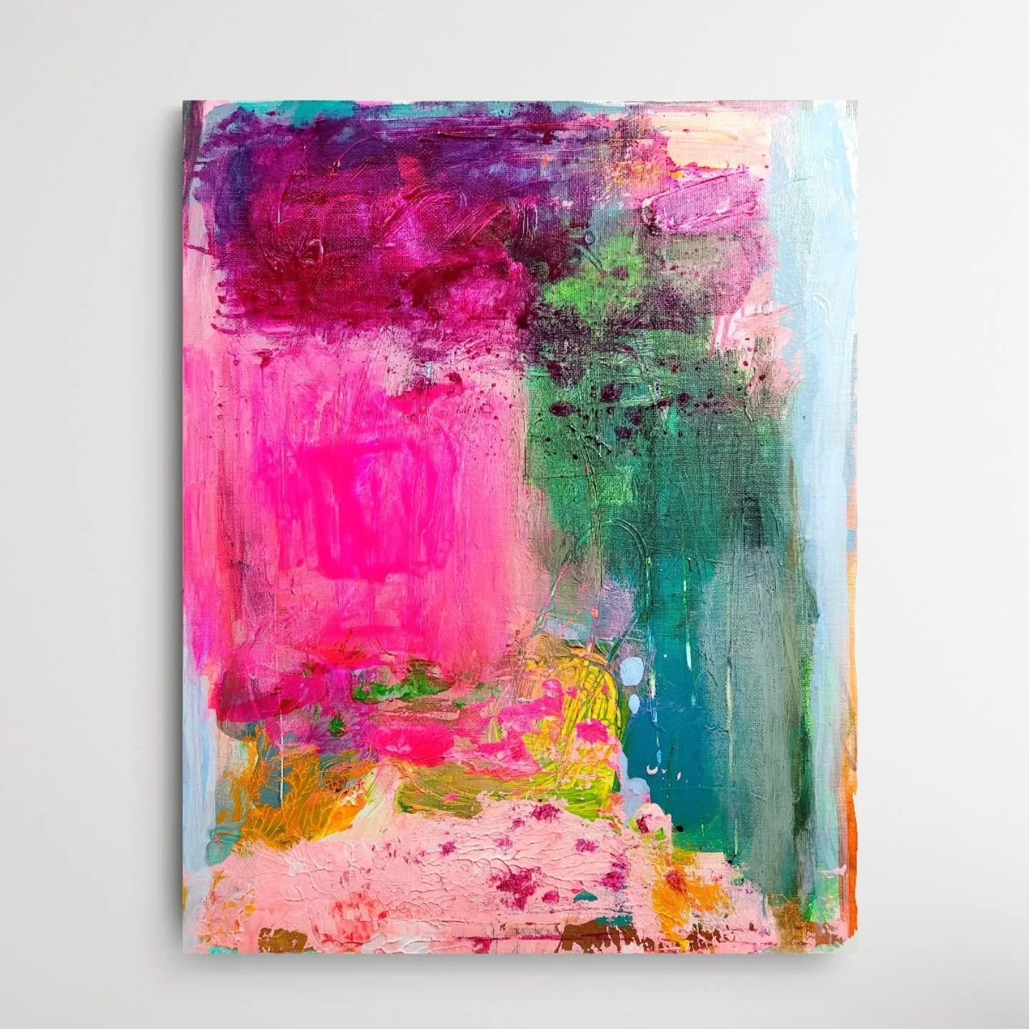 Found in the studio.🔍

Available. DM inquiries @pamelajbates 

Did you catch me Live today? If not, I saved it to my feed. 

#artlifw #inthestudio #artstudio #artshare #artworkdaily #arttrends #artstrending #abstractionism #exoressiveart #artforsale