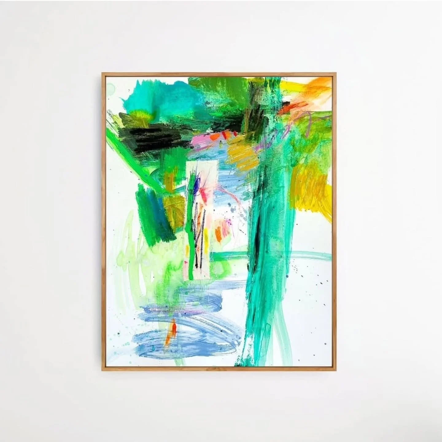 Went on a deep dive.

Found a ton of art (this ain't nothin') inthe studio.  A lot that I showed in my last two LIVES, which are posted to my feed.

My studio is bursting at the seams (even with all of the work out of the studio in my exhibit*). I LO