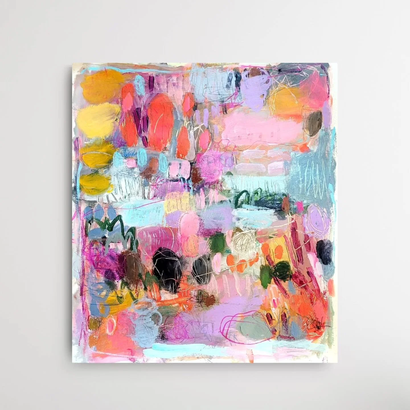 HOT TO TROT 🔥 🐎 
I welcomed the Year of the Fire Horse and the new moon the best way I know how. Painting, crystals, a tarot pull, dreaming +  manifesting. 

Lots of interesting insights during this session, all worked into the layers of this scorc