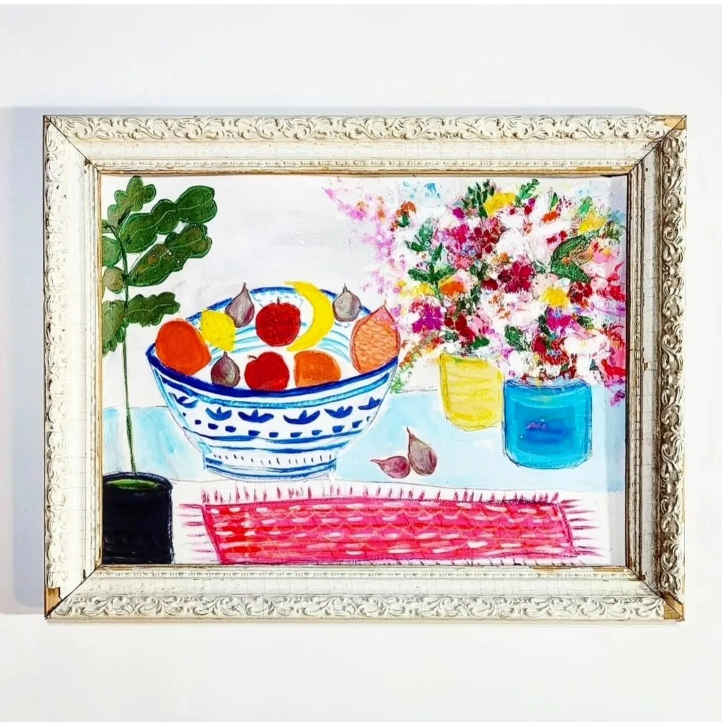 Antidote to snow, with more on way. 💐 🌹 🌸 🏵 🌼 

All works on paper. 
18 x 24in and smaller. Unframed
DM for info/purchase @pamelajbates 

#anythinggoes #floralabstraction #flowersallday #stilllifeflowers #abstractflowerpainting 

House beautiful