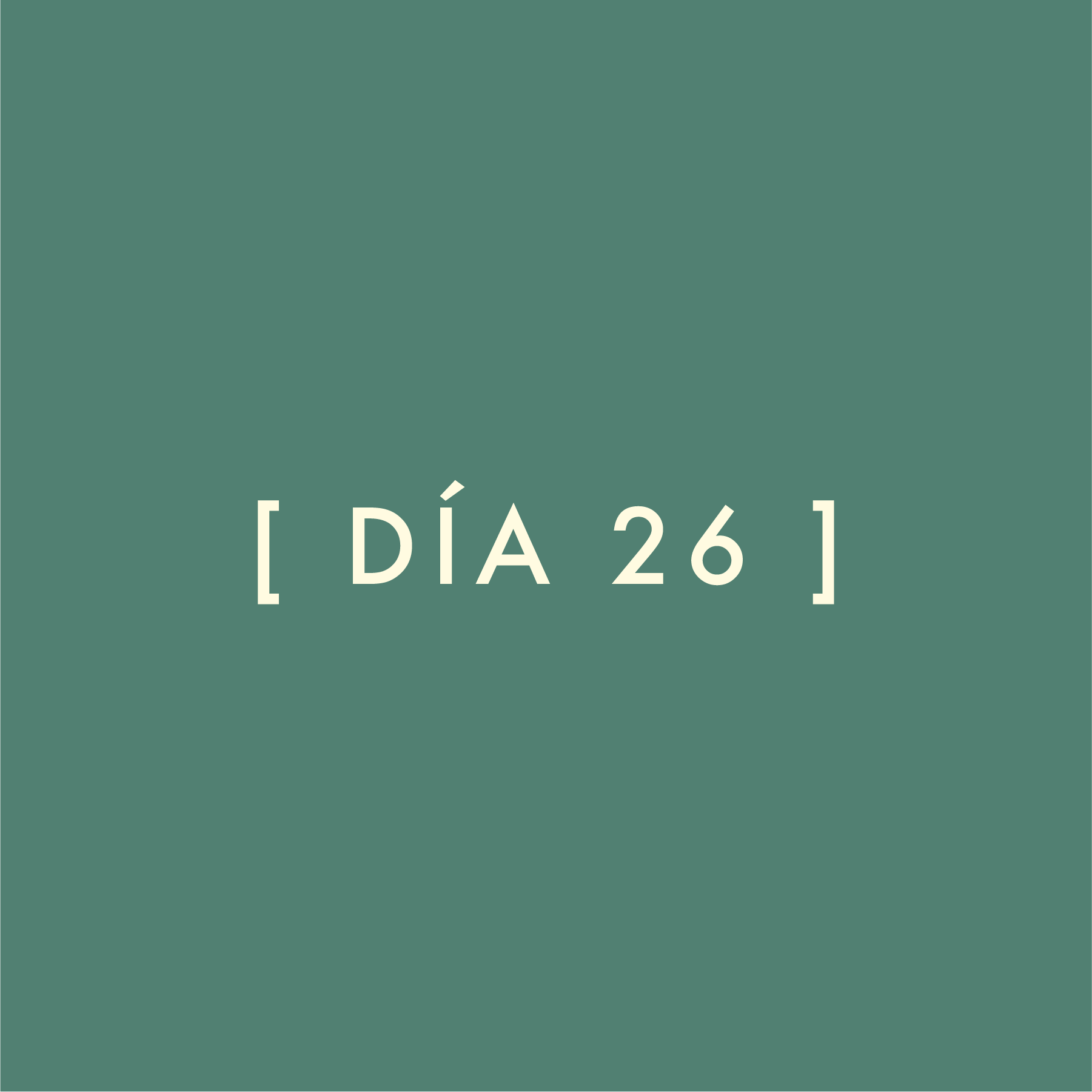 Día 26
