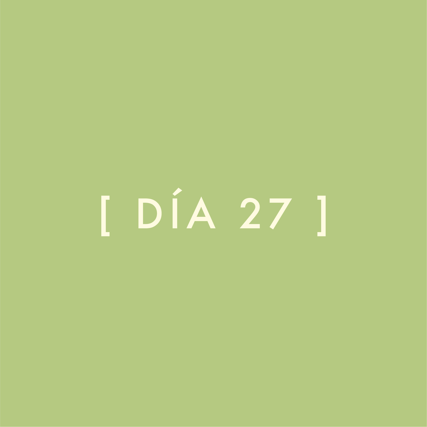 Día 27