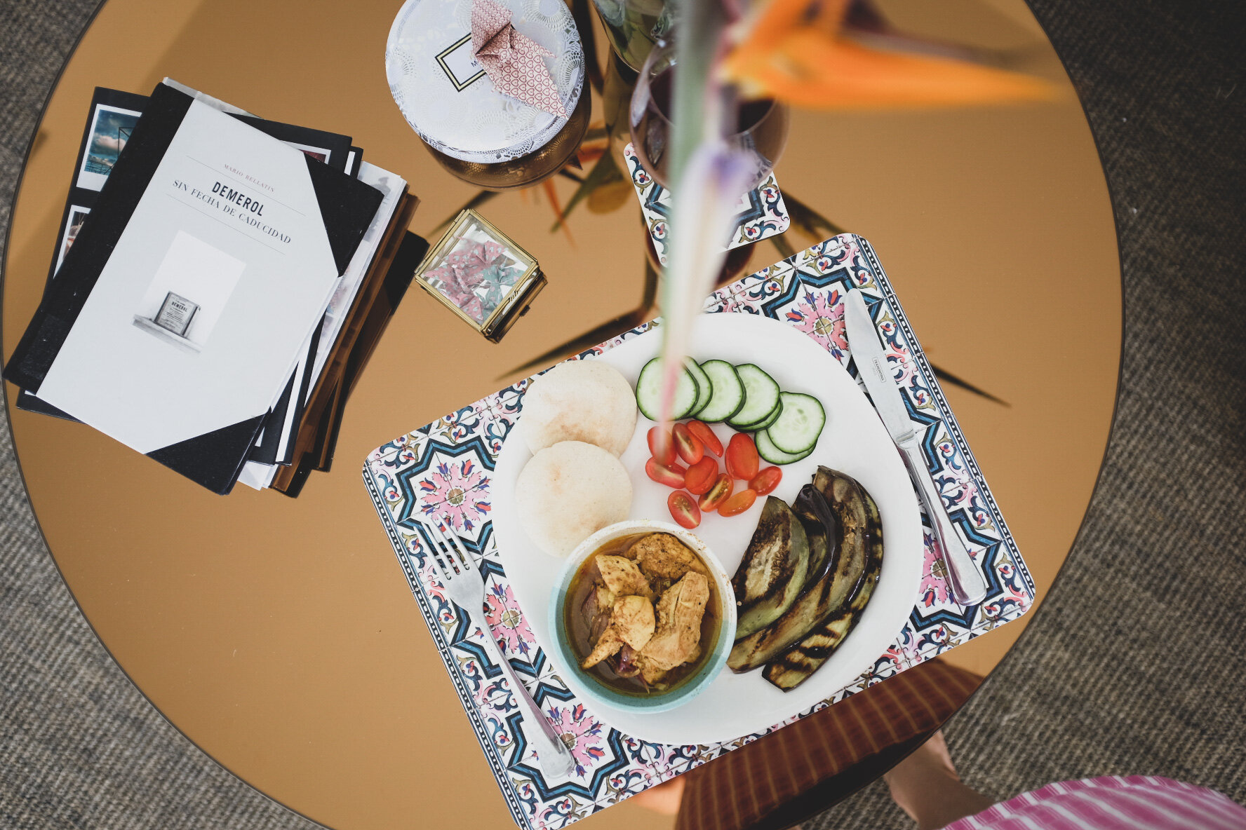 Lágrimas sobre el plato