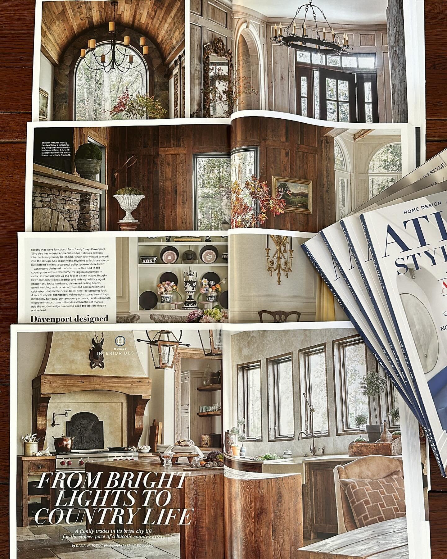 Have you all grabbed the FIRST issue of @atlstyleanddesign magazine yet? 📖

One of our favorite projects is featured! #projectriversedge 

📷: @emilyfollowillphotographer 
📖: @atlstyleanddesign