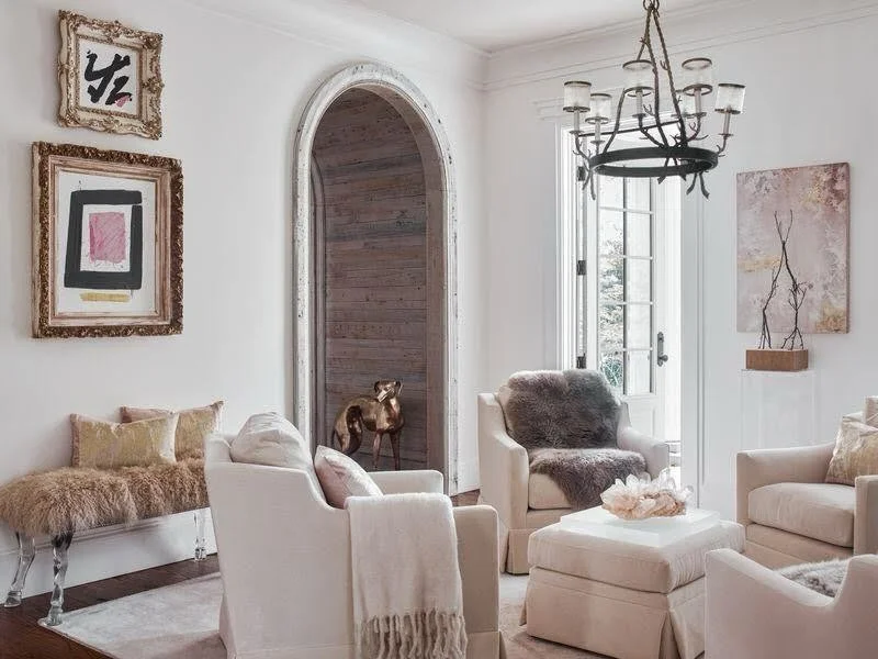 A softer take on formal &mdash; where rustic elements and blush tones meet somewhere in the middle.