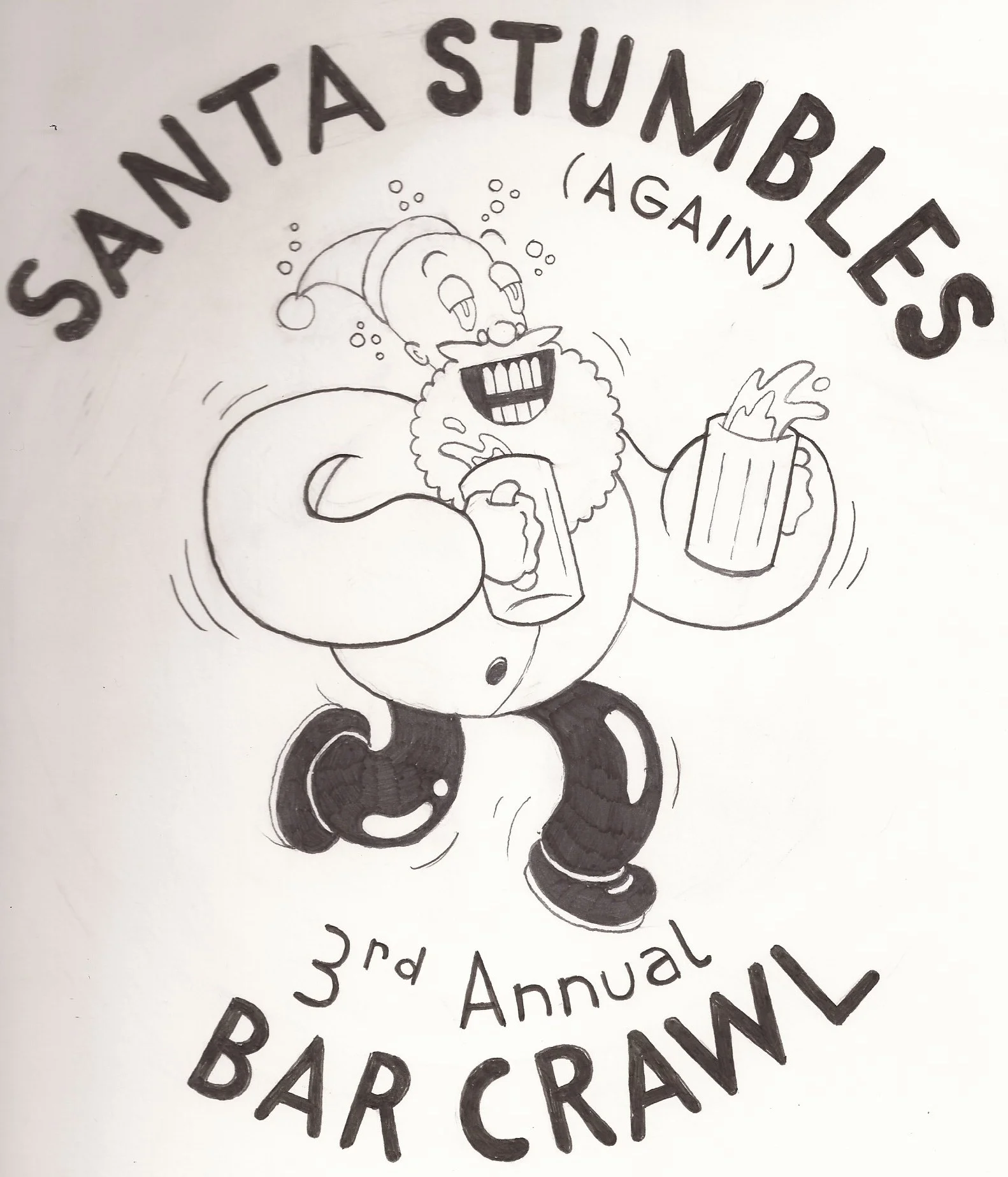 Santa Stumbles