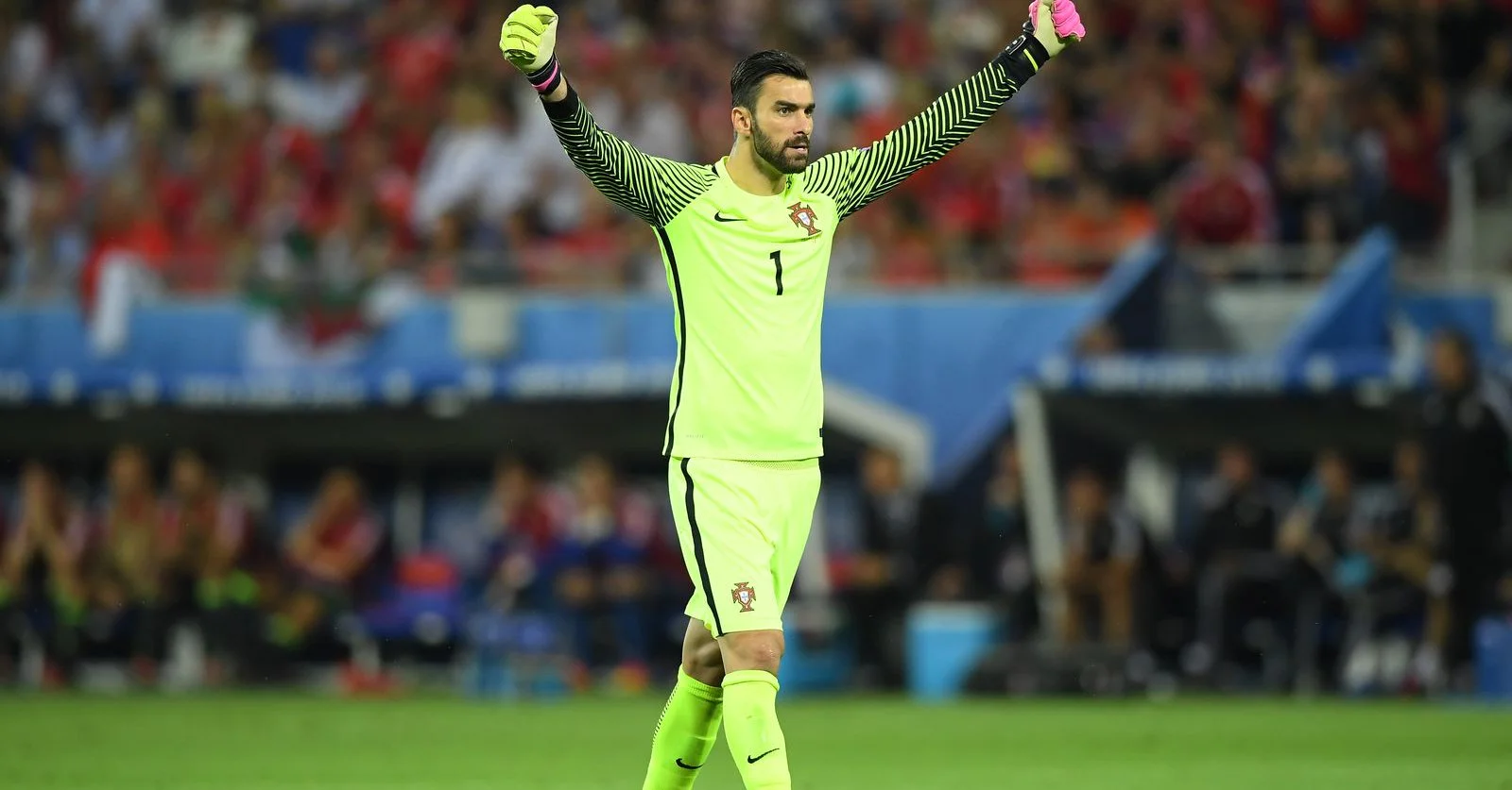 Goalkeeper Rui Patricio was Portugal's most important player in the Euro final