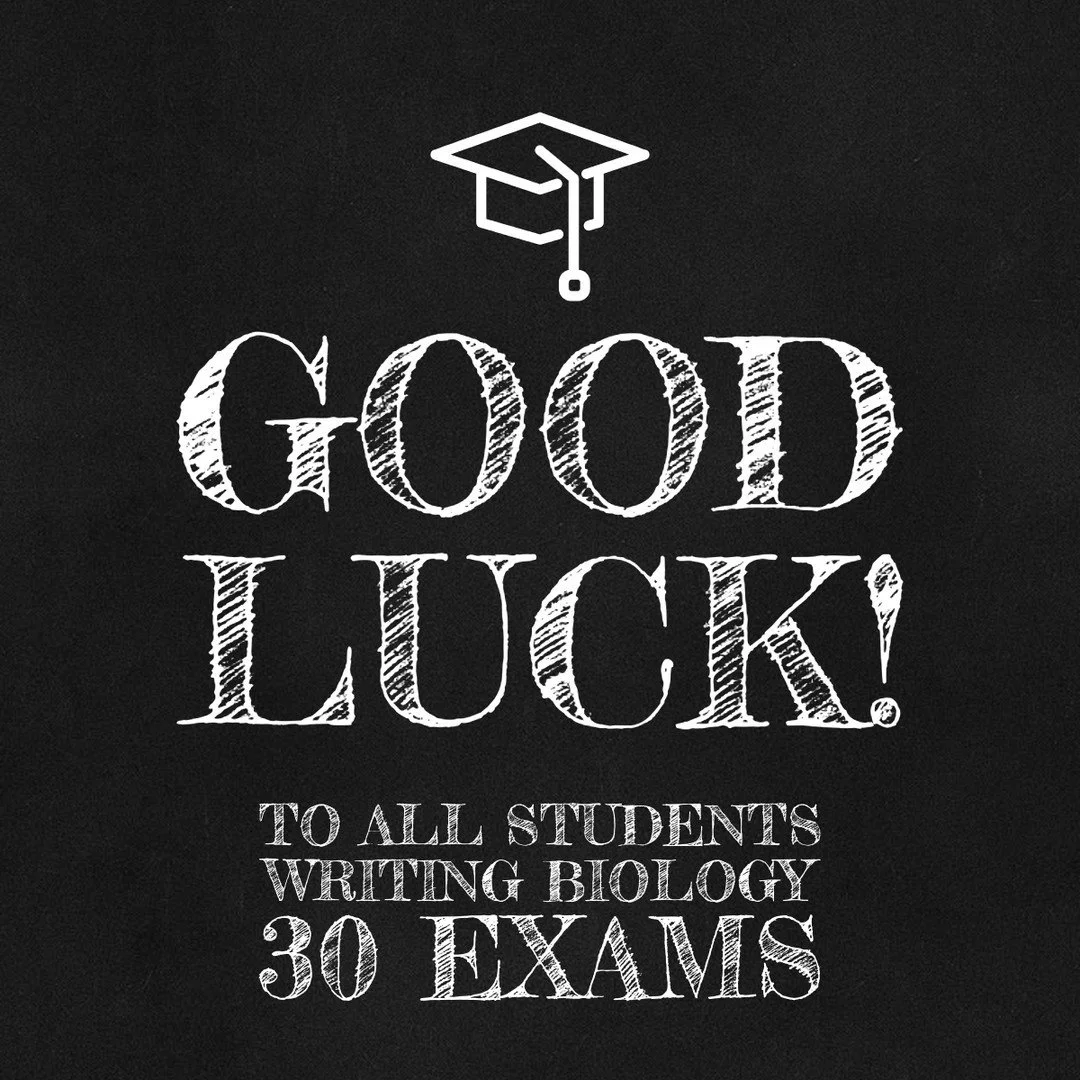 🧬 Good Luck, Calgary Students!
To everyone writing the Biology 30 Diploma Exam this week: You&rsquo;re ready to crush it! 💪
Here are some last-minute tips:
🌱 Review key processes like photosynthesis and cellular respiration.
🧠 Stay calm and pace 