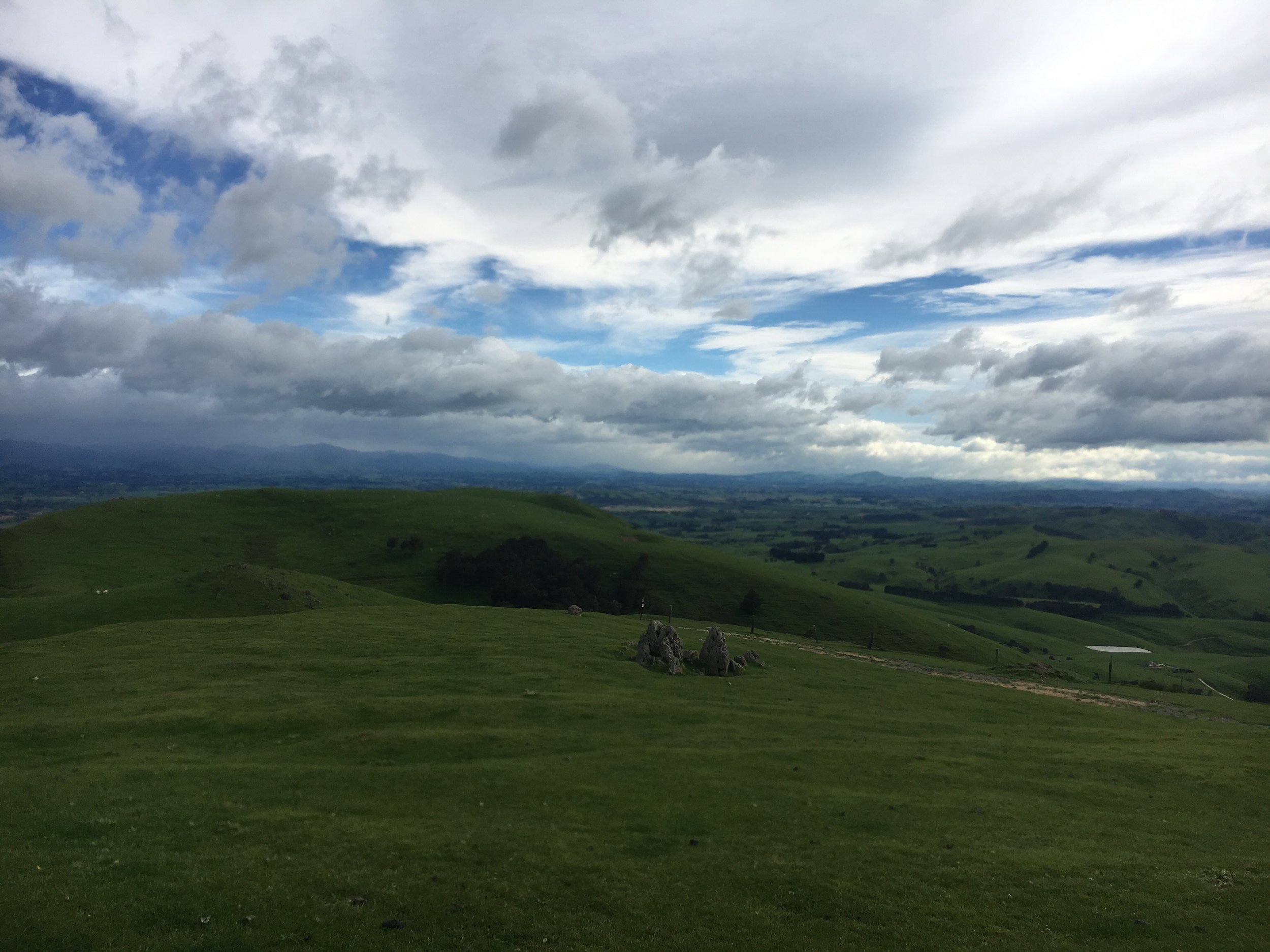 The view from the tower is spectacular. You can see all the way to the ocean to Masterton.