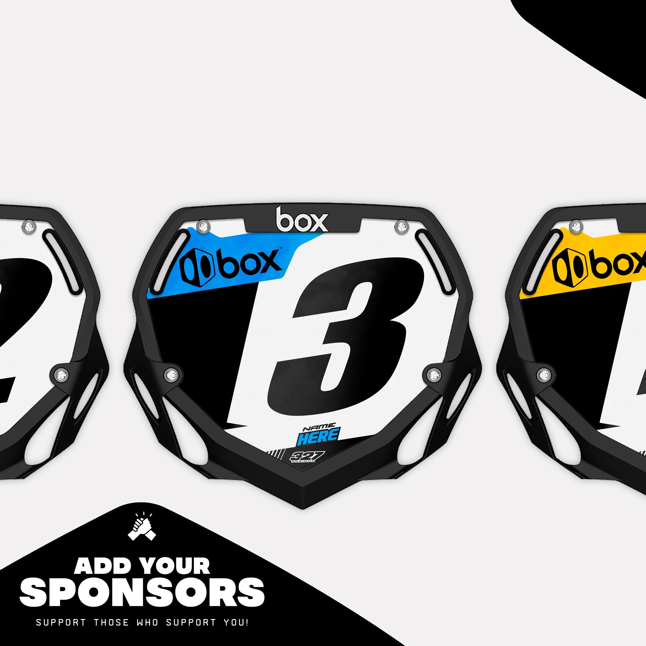 Official Partner with @boxbmx and the #boxlevelupprogram, we offer fully customized number plate inserts to match your jersey!  #327army

Available on our website 🖥️ 327Designs.com
*Access Code via Team FB page*

&mdash;

#bmx #bmxracing #vinyl #usa
