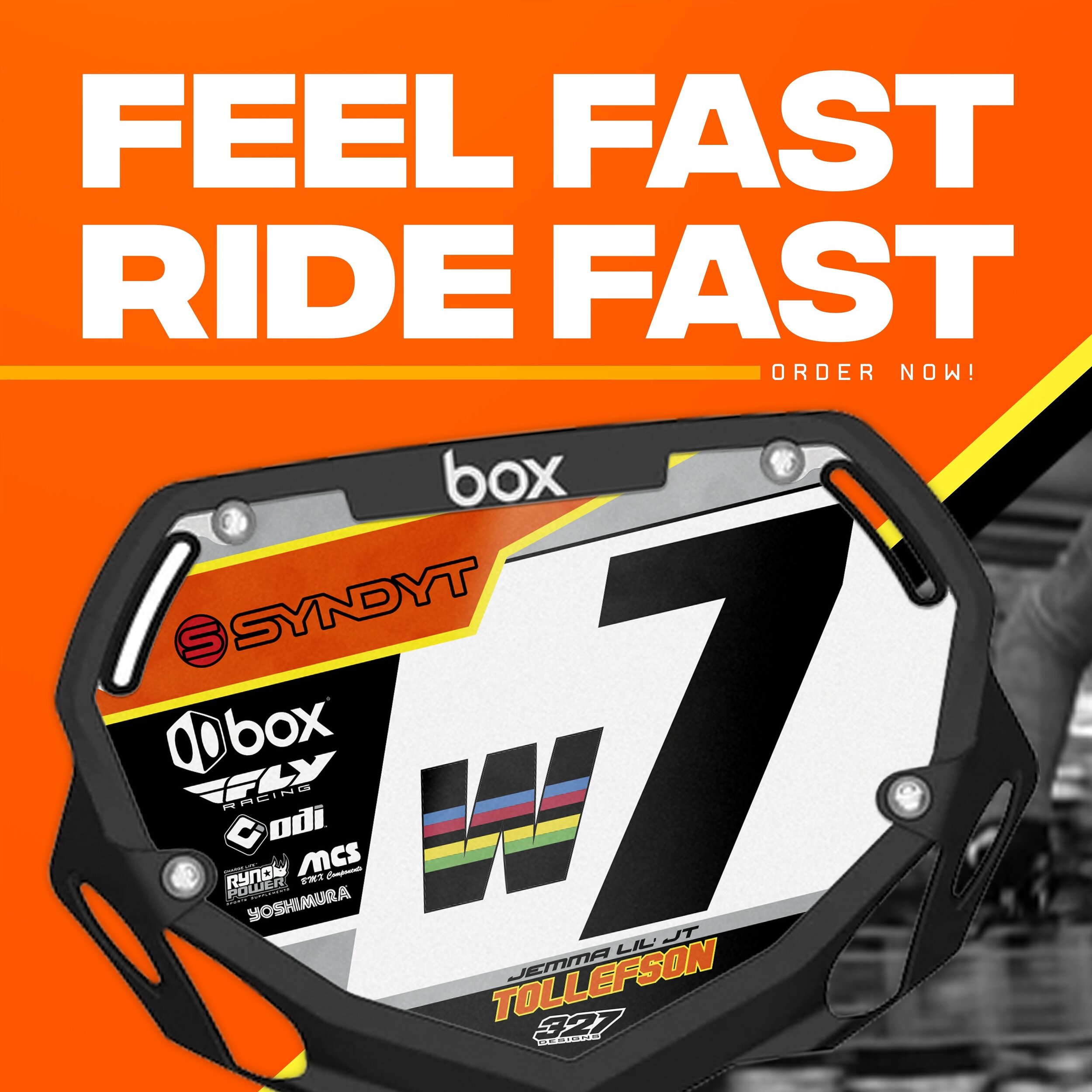 Feel Fast Ride Fast!! It&rsquo;s all in the confidence and @jemmatollefson has that on lock 🔒 #327Army

Available on our website 🖥️ 327Designs.com

&mdash;

#bmx #bmxracing #vinyl #usabmx #designs #racing #bikes #illustrator #graphicdesign #custom 