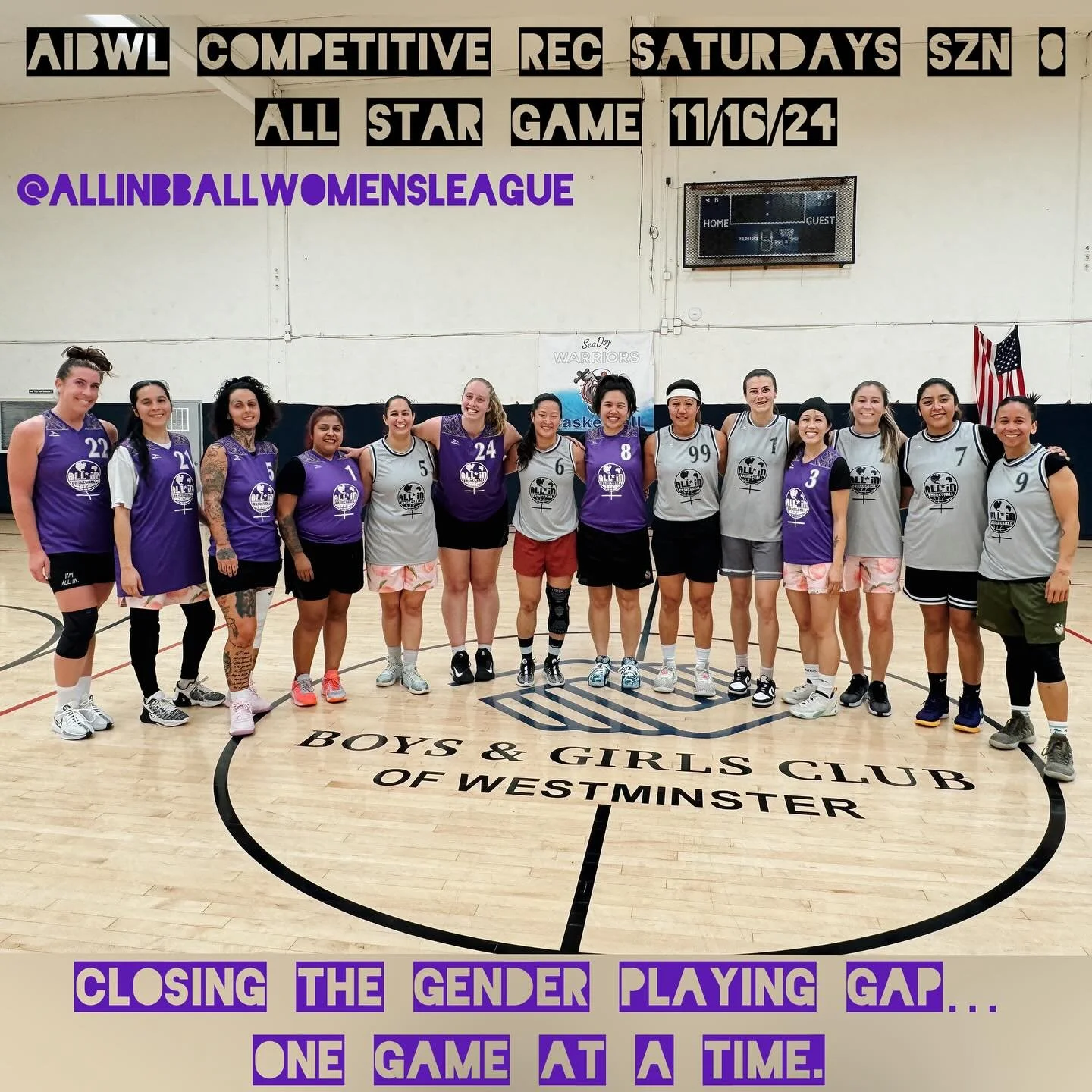 Give it up for your All Stars! 🌟 

AIBWL 🍃 Fall 2024 Competitive Rec Saturdays Szn 8

We are ALL IN. 🌎🏀 
est. 2020 
@allinbballwomensleague 

📸: @just_xandyyy 
&bull;
&bull;
&bull;
@allinbball #allinbball #allinbasketball #aibwl #allinbballwomen