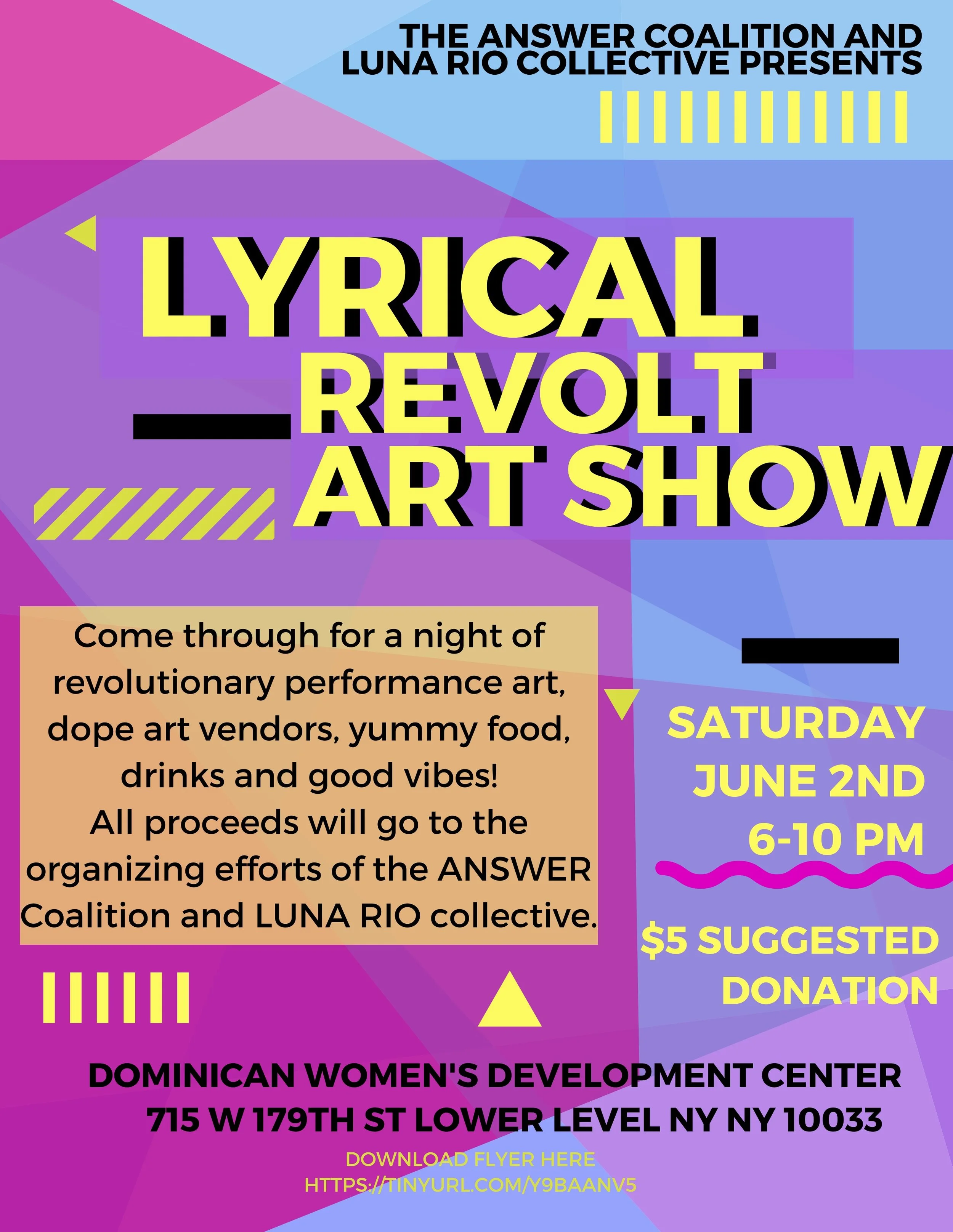 Lyrical Revolt Art Show
