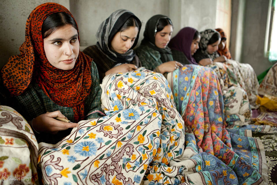 Hand embroidery shawls in Kashmir.jpg