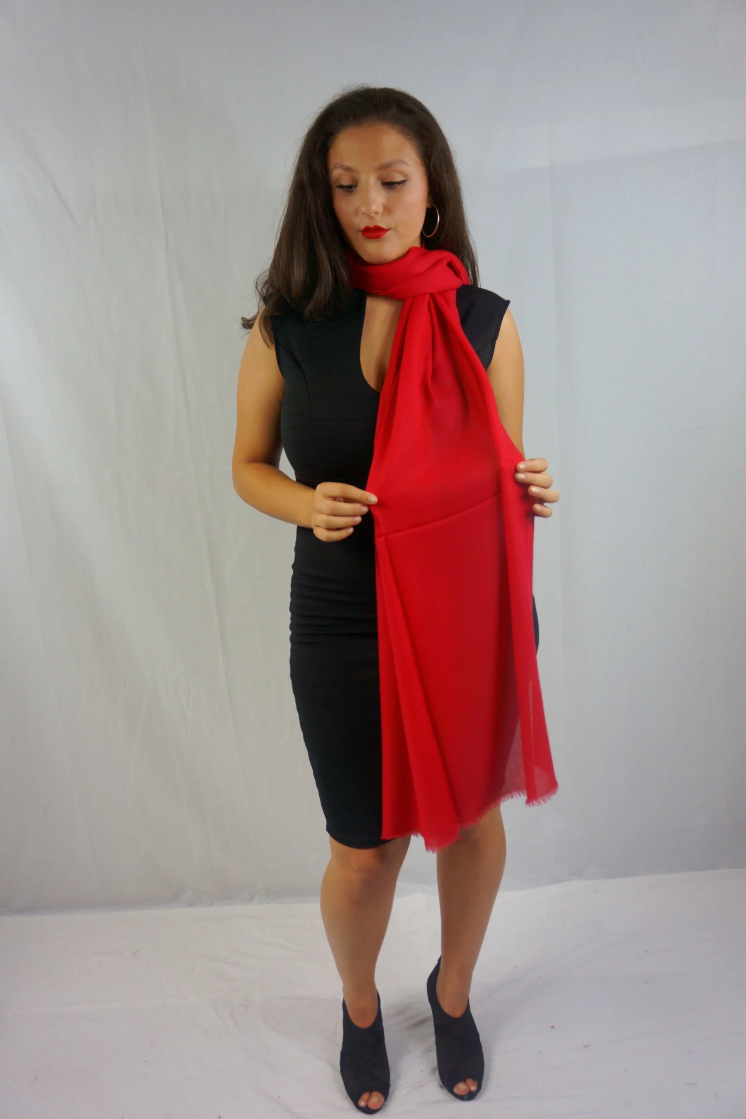 slim fit dress slacks Superfine Cashmere Travel Wrap