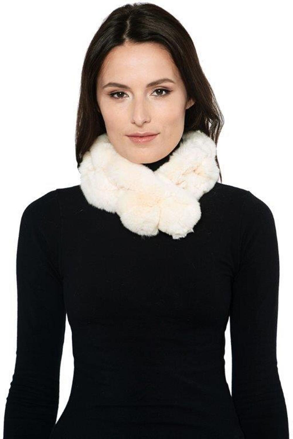 Wholesale MWFur Fashion Women Rex Rabbit Fur Infinity Scarves Multicolor  Winter Neck Collar Hand Knitted Fur Scarf Collar For Women From  m.