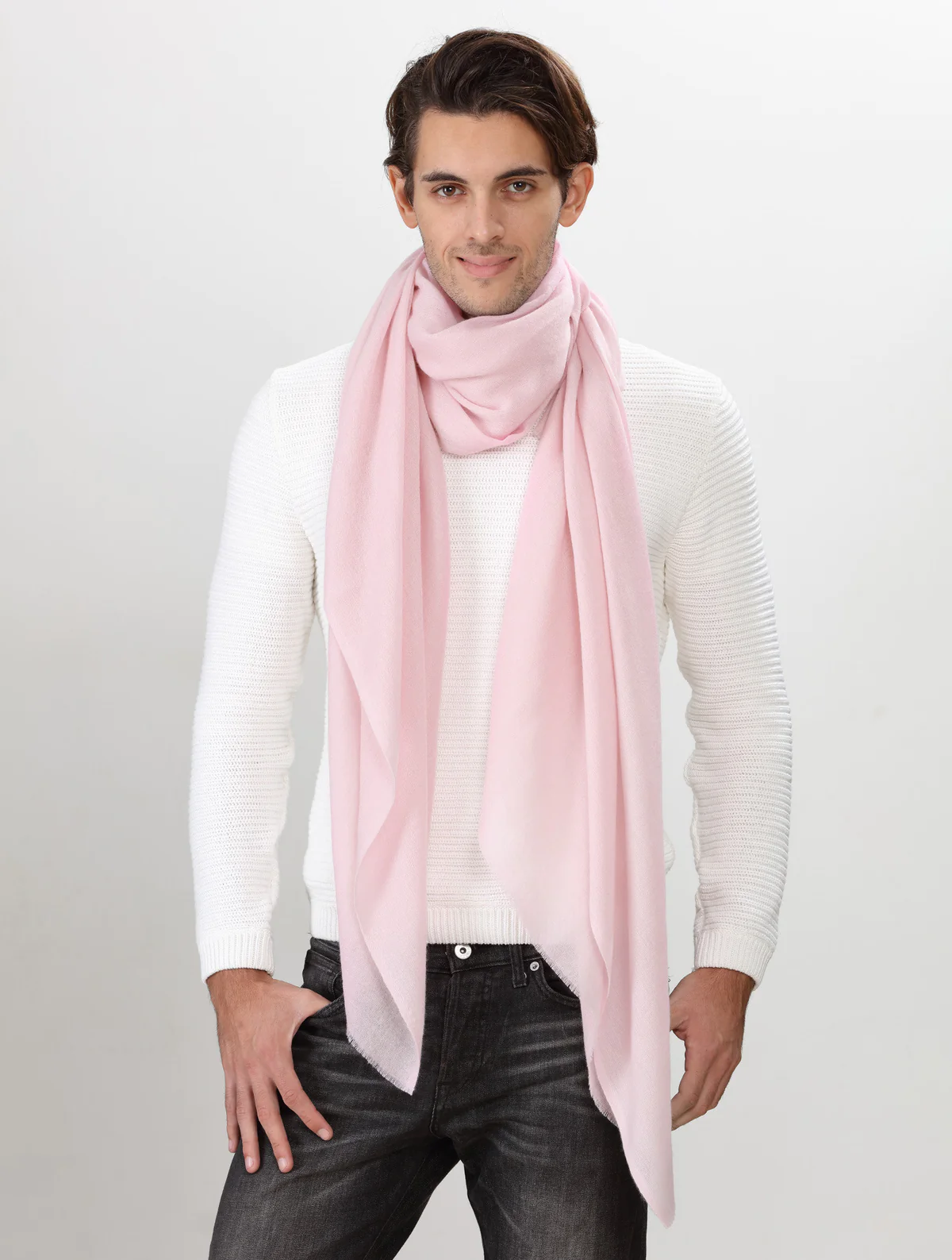 Cashmere Scarf Zara Men Scarves Classic Pure Linen Scarf For Men