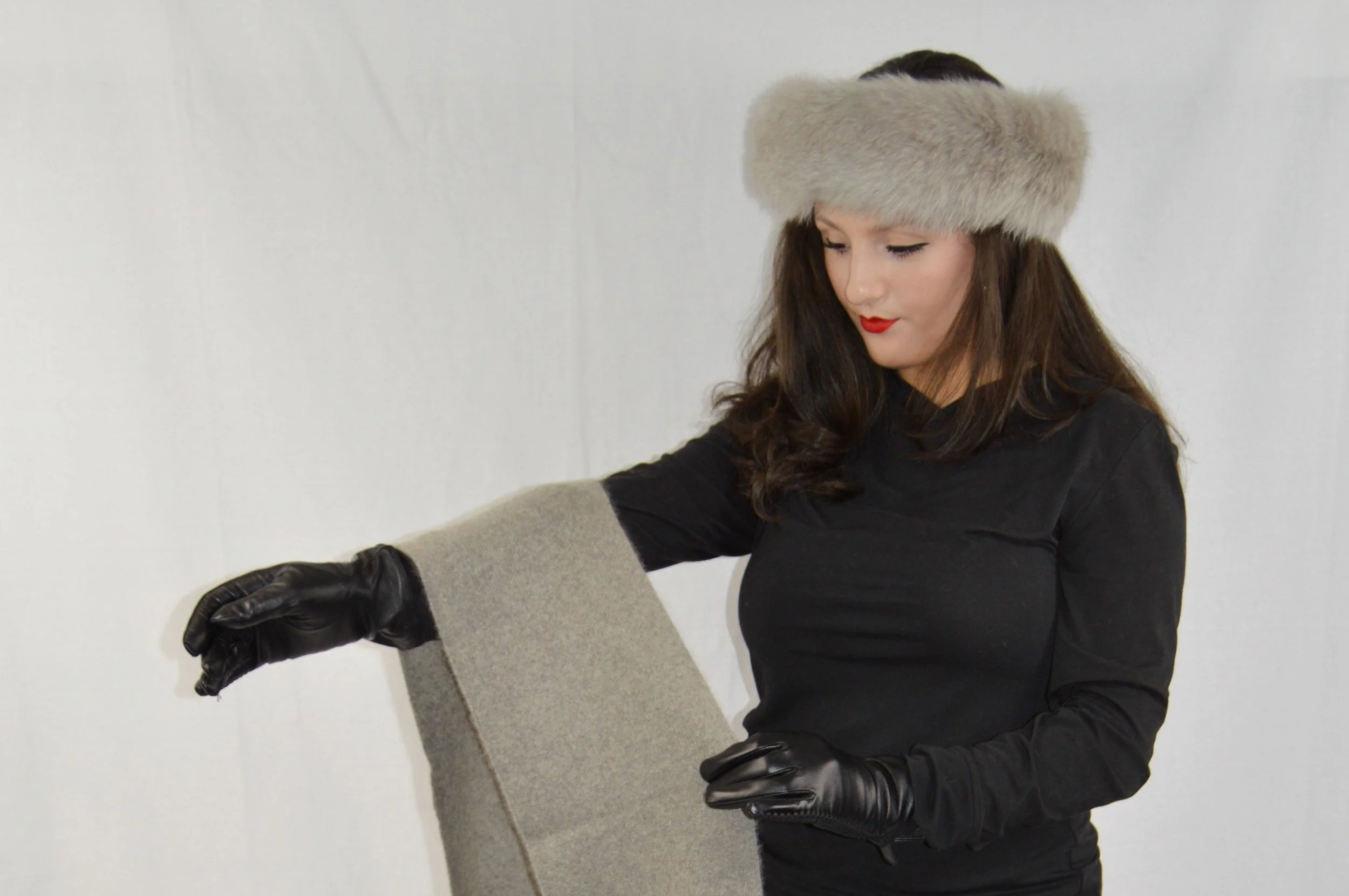 Headband-Headbands-hat-hats-cap-caps-Fox Headband-Fur-Collar 