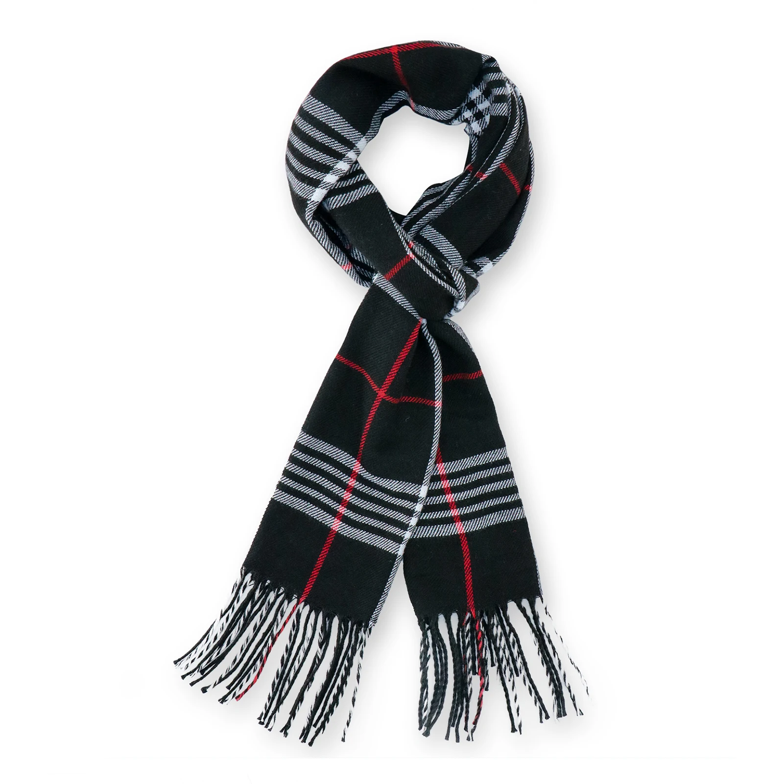 Fancy Scarf-Plaid-Check Scarf-Evening scarf-scarves for men-mens scarf (Cashmere Feel Unisex Check and Plaid scarf)