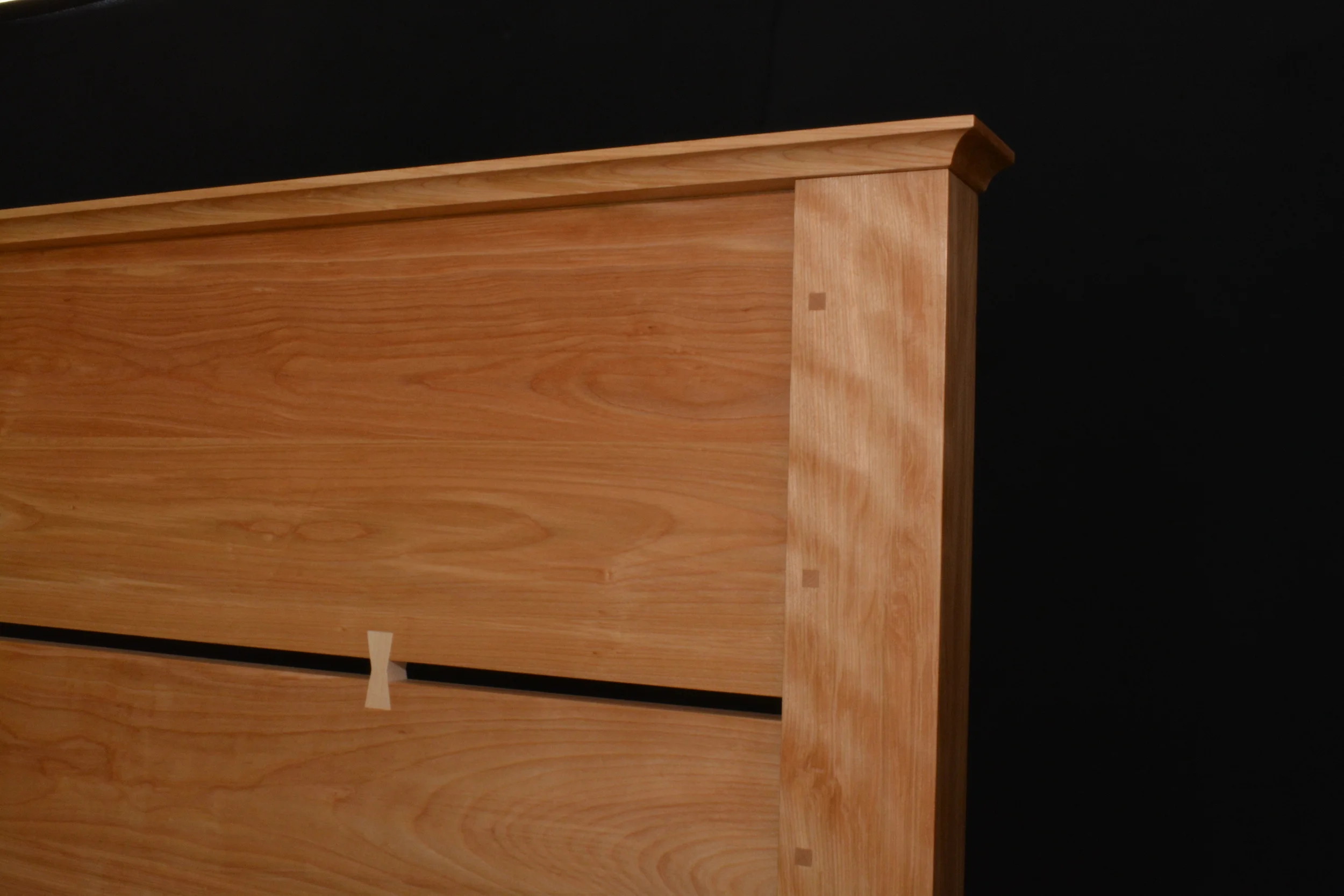  King Size Platform Bed, Headboard detail 
