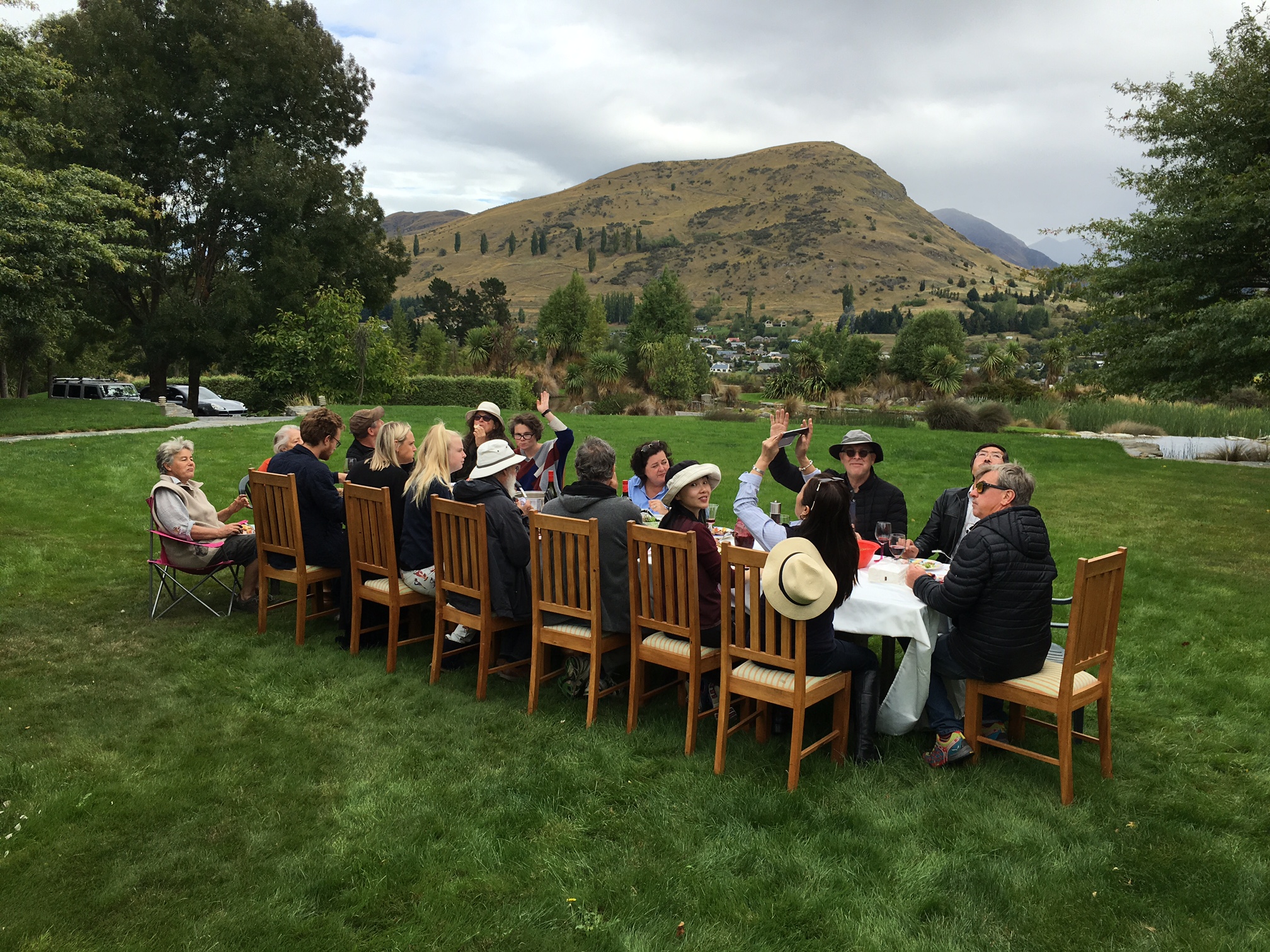 Closure lunch with residency artist