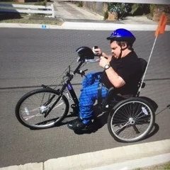I can't walk, but I can ride my trike