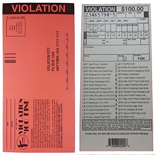 FAKE PARKING TICKETS