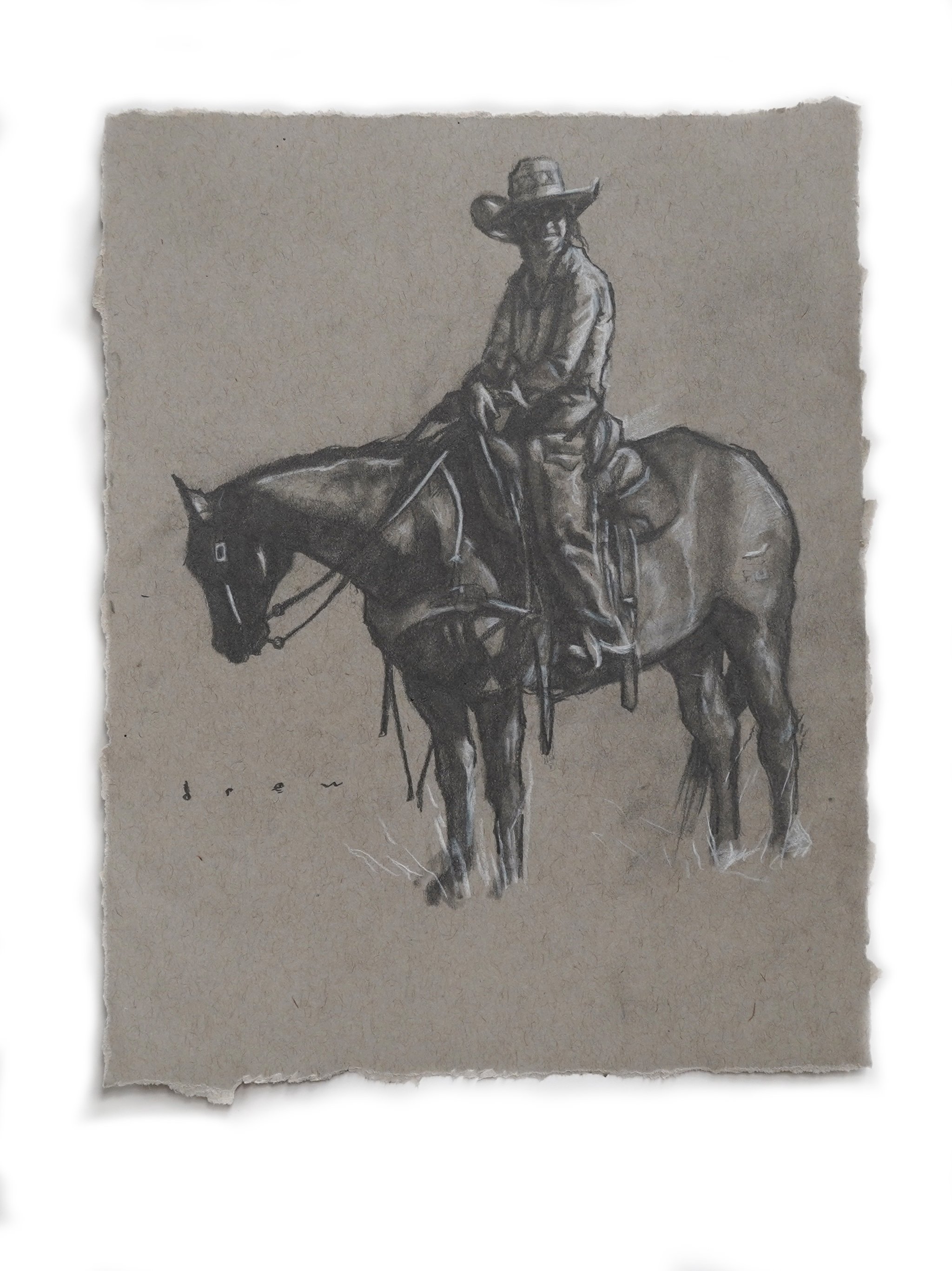 cowgirl sketch #1