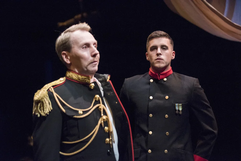  Jonathan Tindle and Adam Milano (Alexander II, Officer) in  Reasons for the Fall of Emperors.  