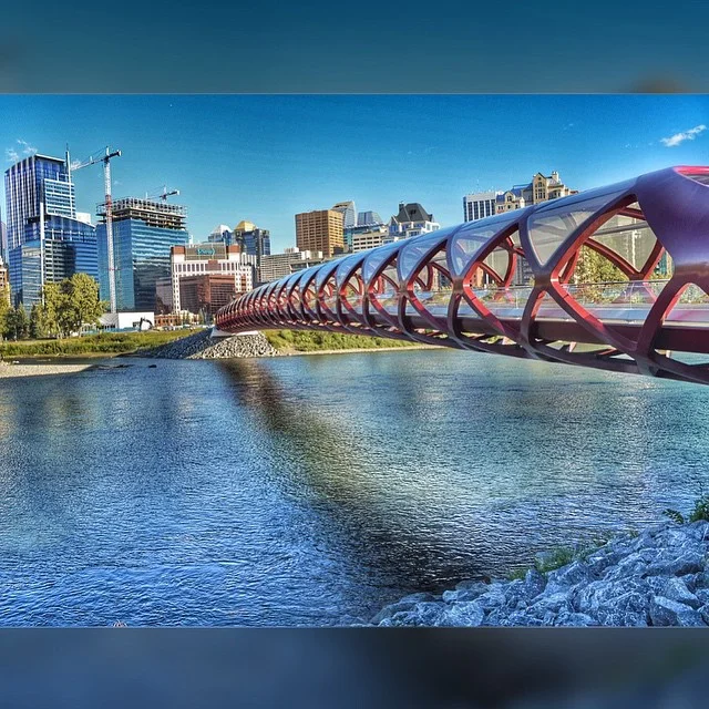 peace bridge, calgary ab 