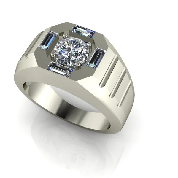 Mens 14k WG Round diamond center with bagets 2.jpg