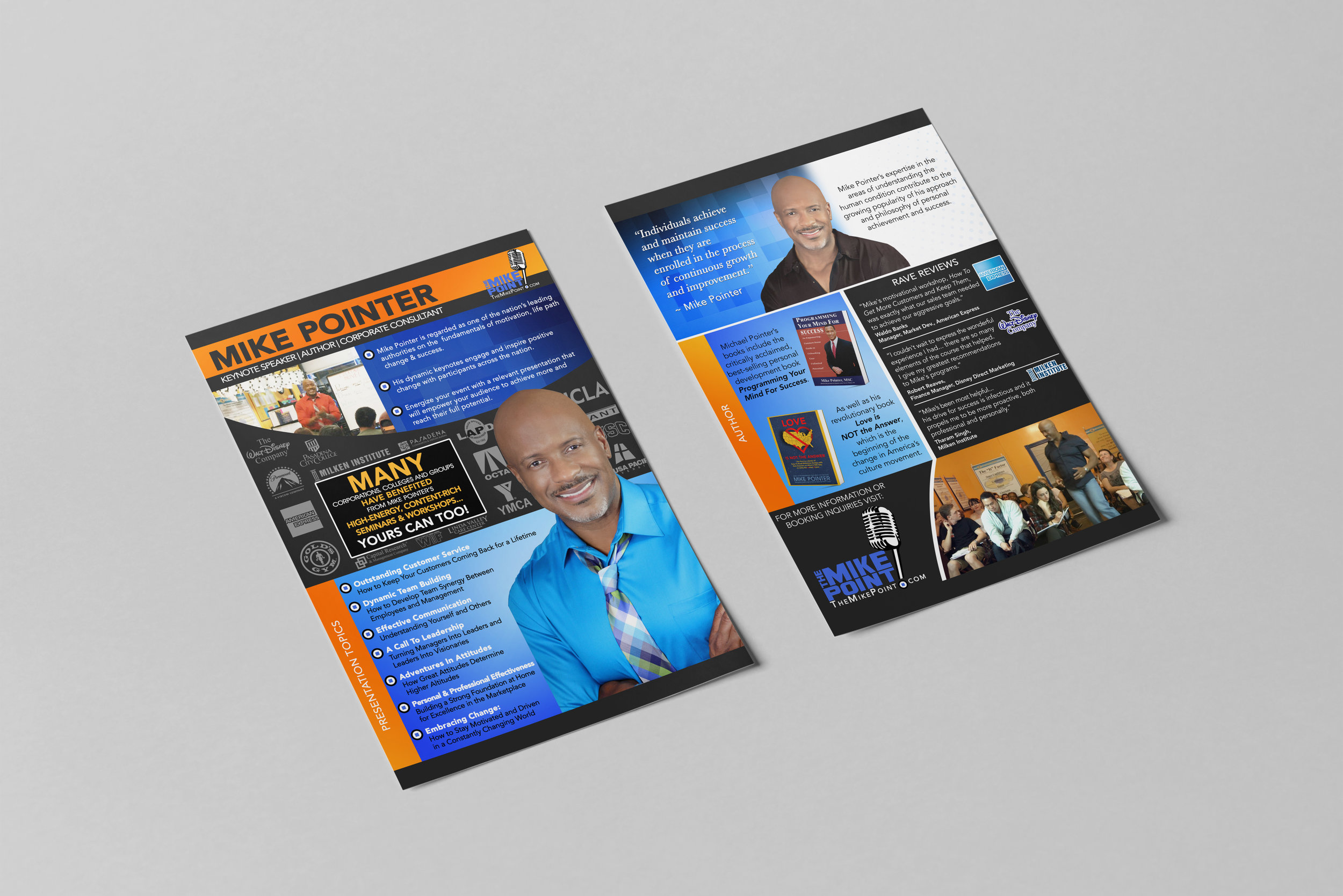 Speaker One-Sheet (Graphics + Layout + Design)