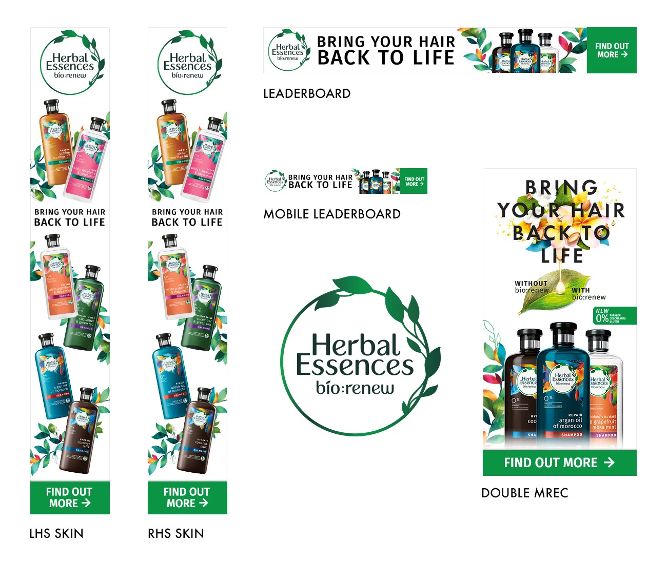 Herbal Essences – display buyout