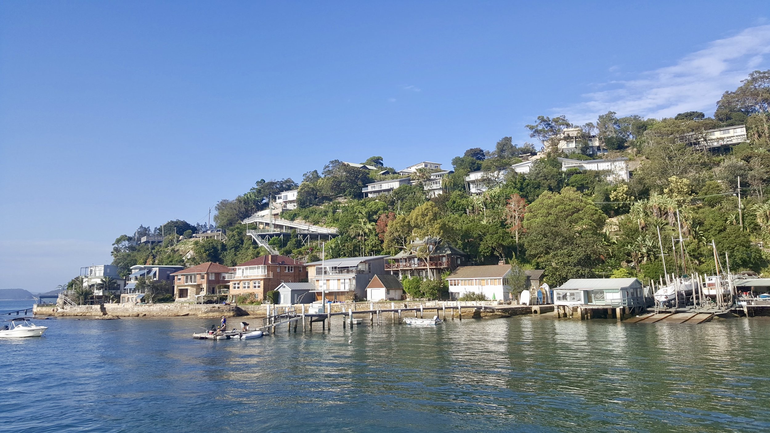 Houses on the water at Palm Beach, Sydney, New South Wales
