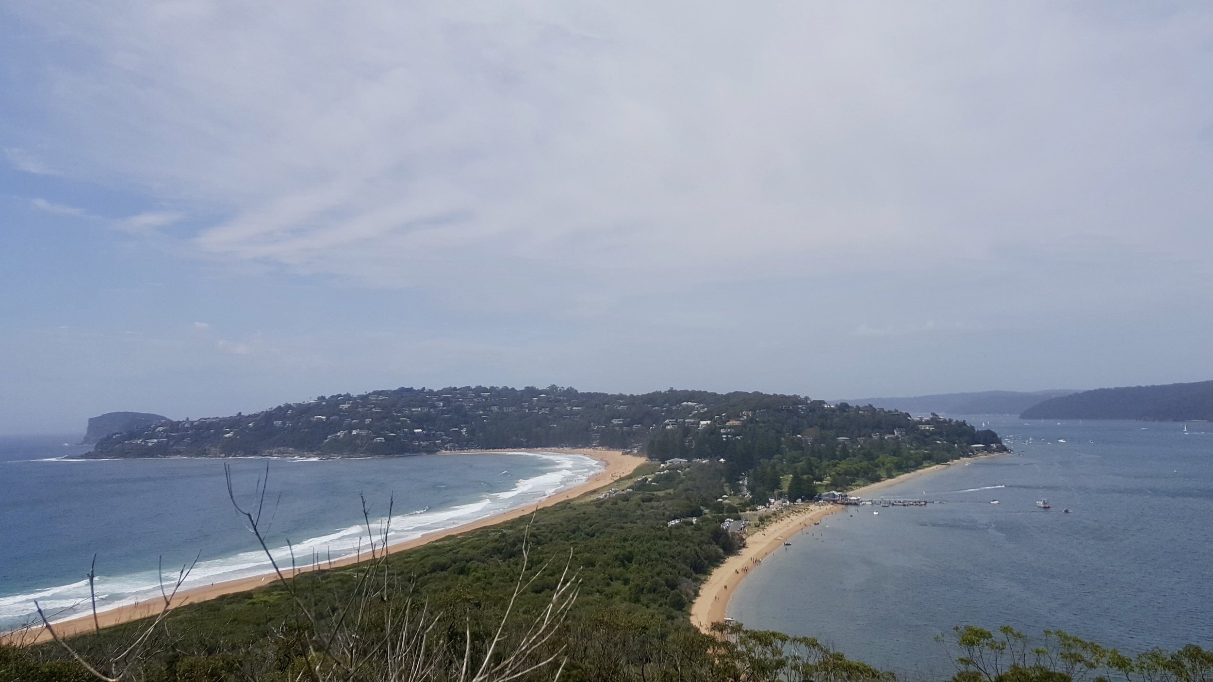 The view from the hike to Barrenjoey Lighthouse, Palm beach, Northern Beaches, Sydney, New South Wales, Australia